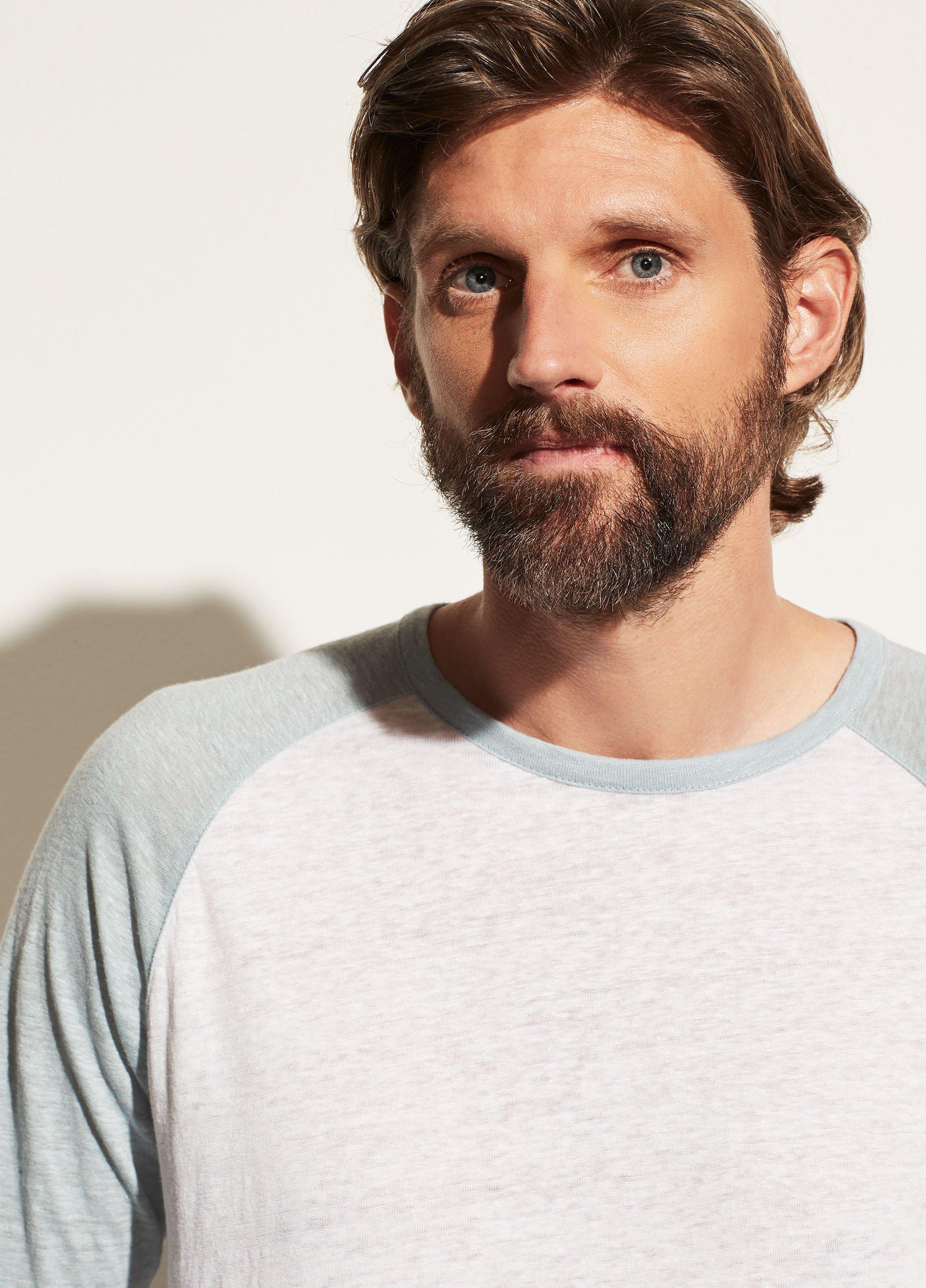 Linen Baseball Crew image number 0