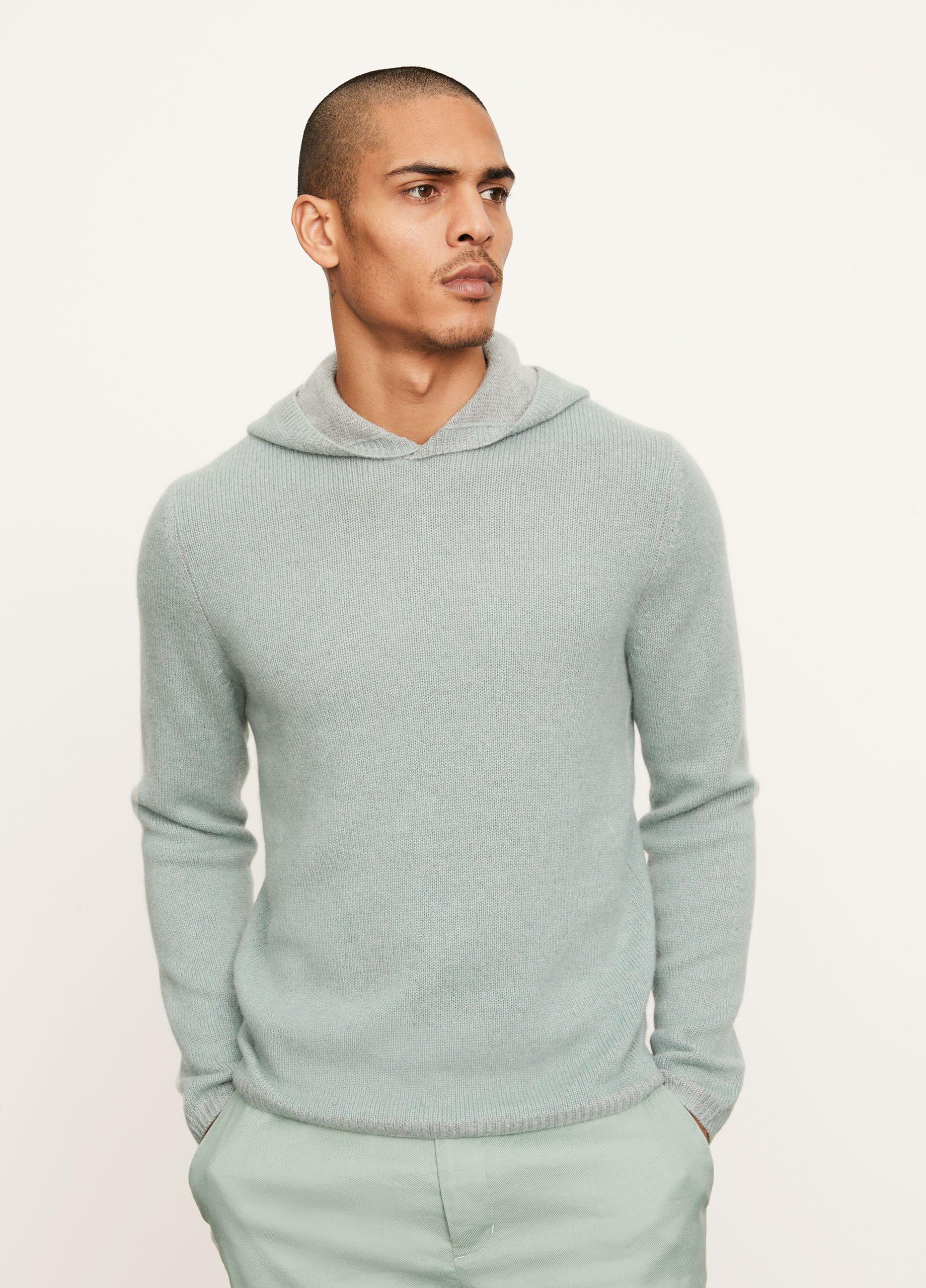 Plush Cashmere Pullover Hoodie