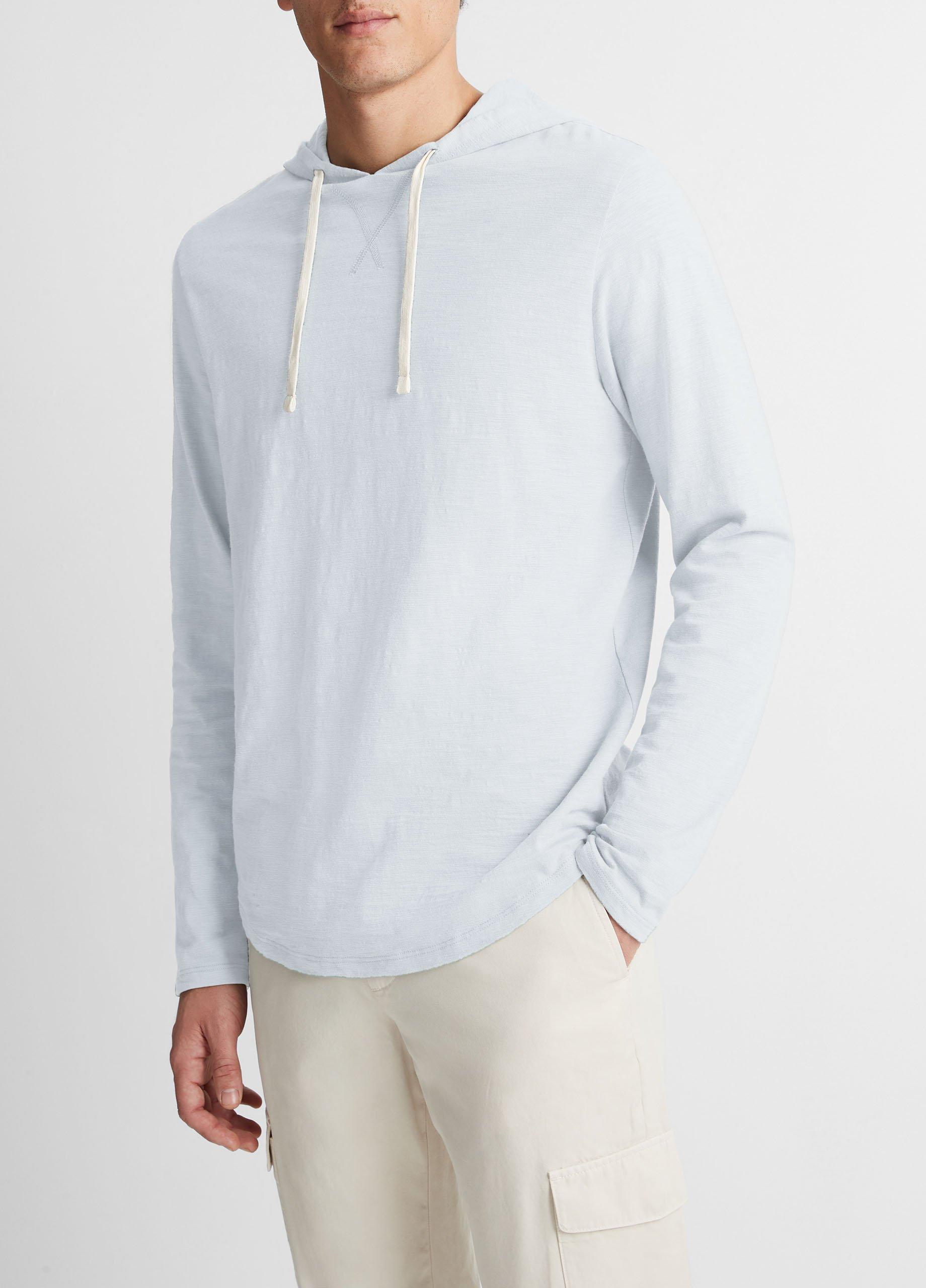 Textured Cotton Hoodie in Sweatshirts & Hoodies | Vince