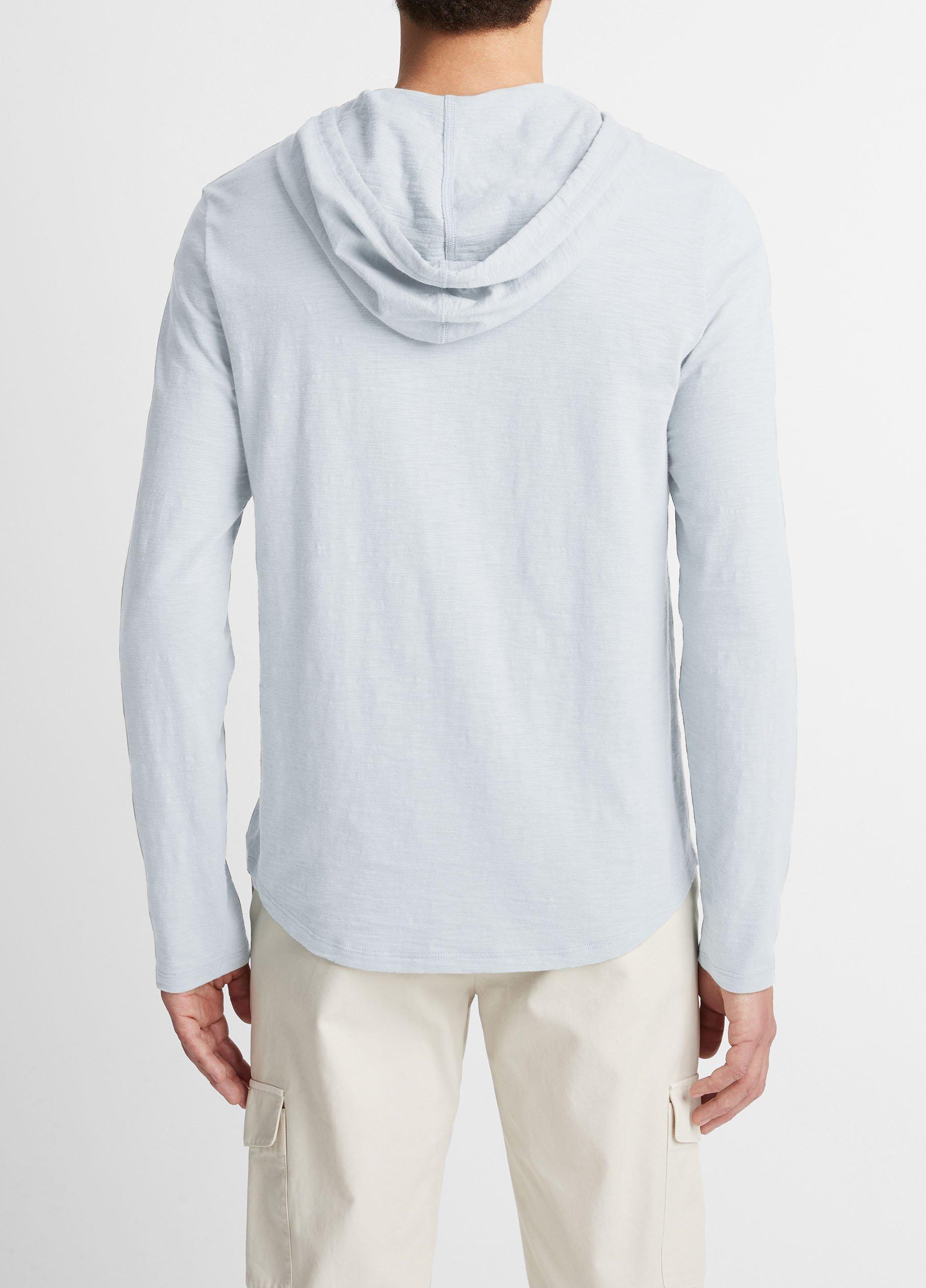 Textured Cotton Hoodie