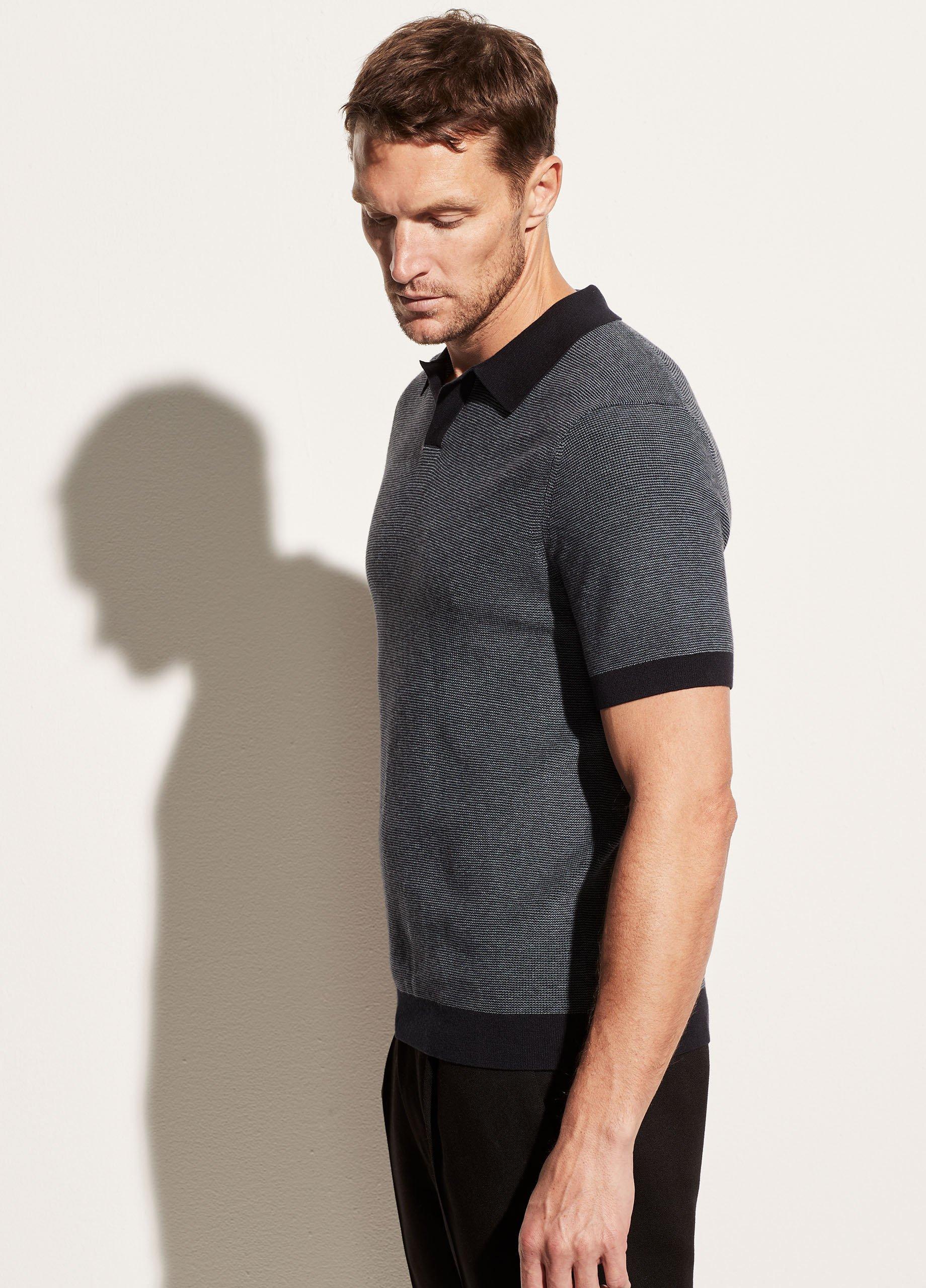 Johnny Collar Short Sleeve for Men Vince