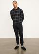 Plush Cashmere Plaid Pullover Hoodie image number 0