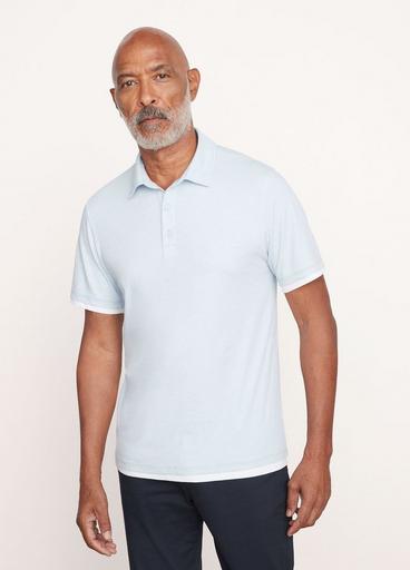 Double Layer Pima Cotton Short Sleeve Polo image number 1