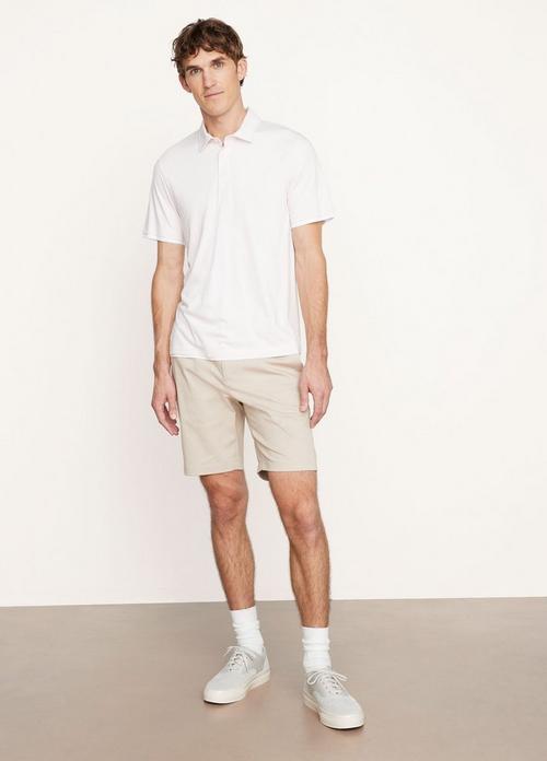 Double Layer Pima Cotton Short Sleeve Polo Shirt
