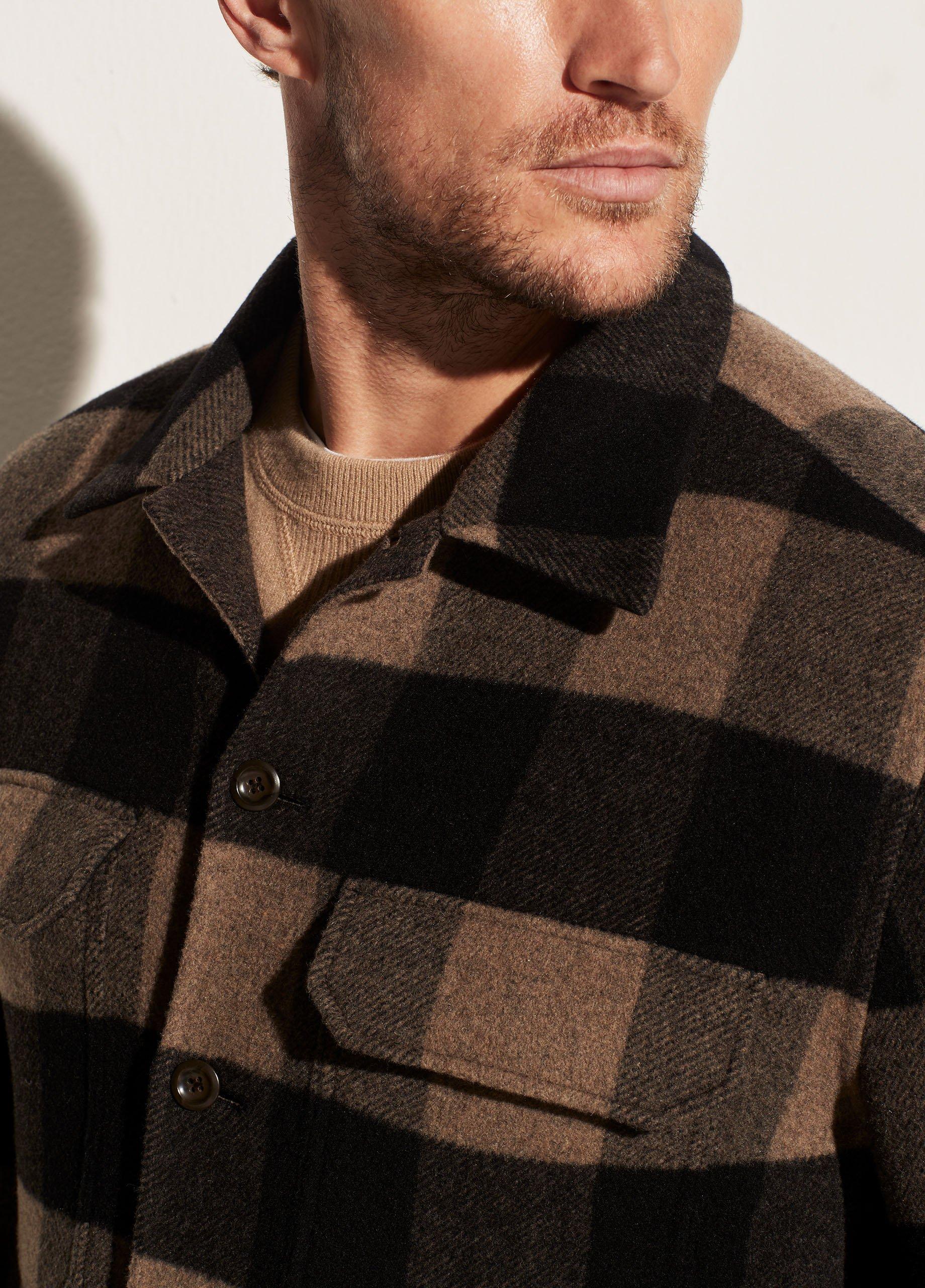 Check Plaid Overshirt image number 1