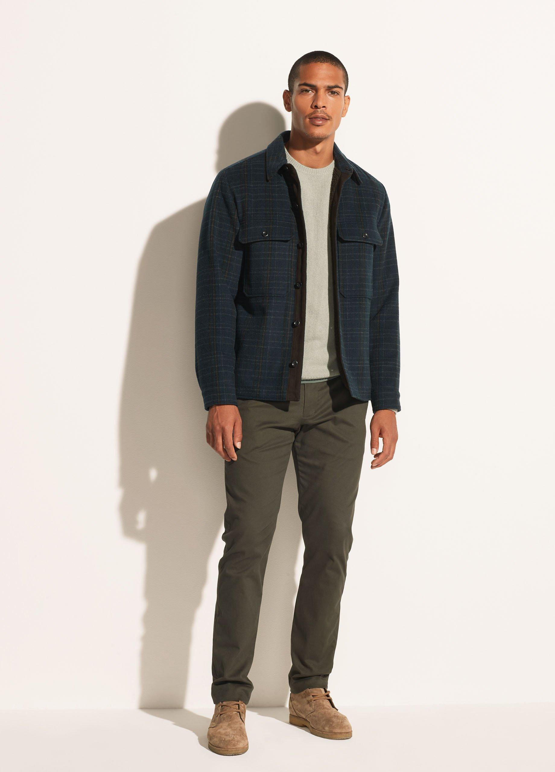 wool sherpa lined jacket