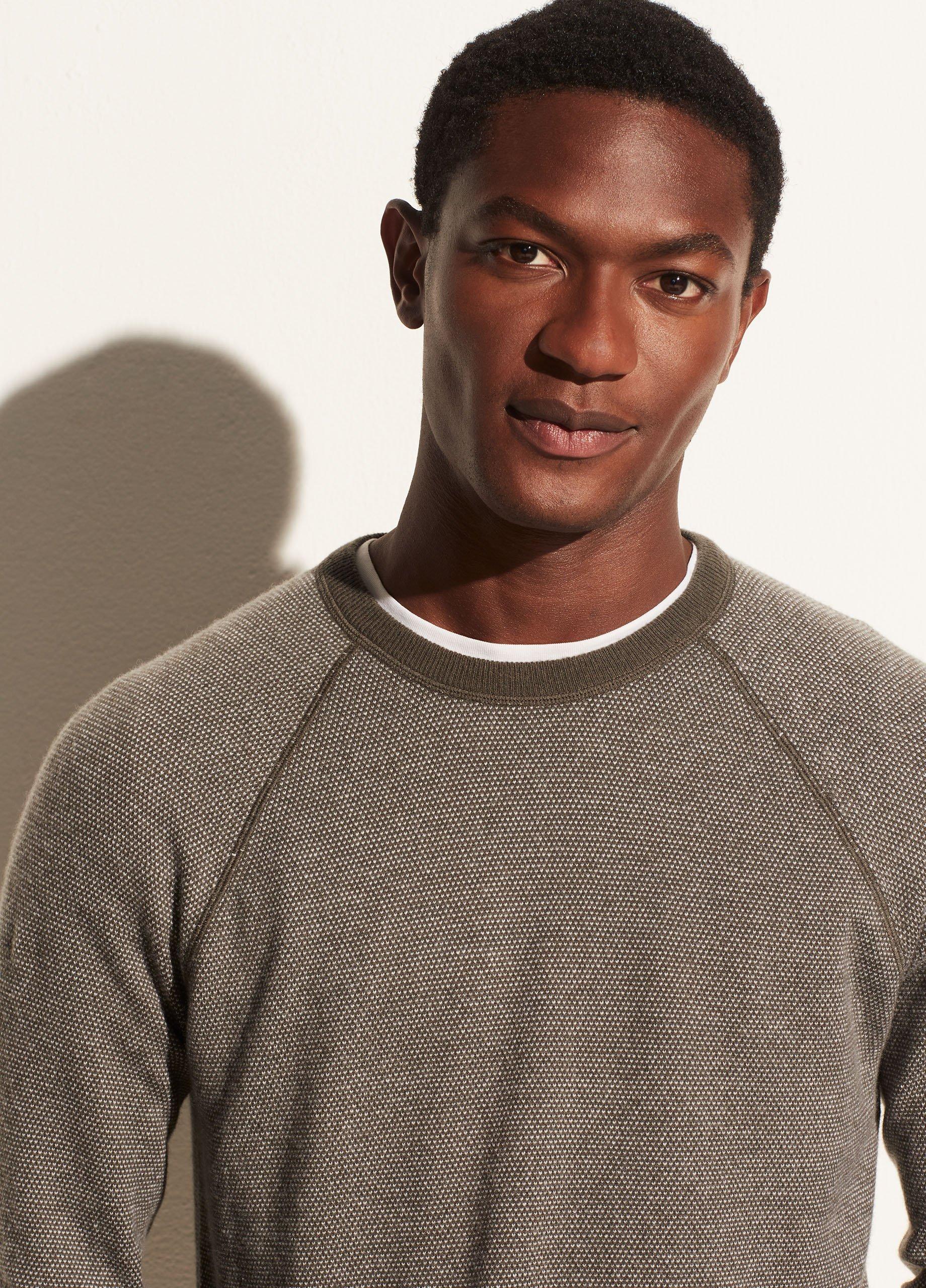 Birdseye Raglan Long Sleeve Crew image number 0