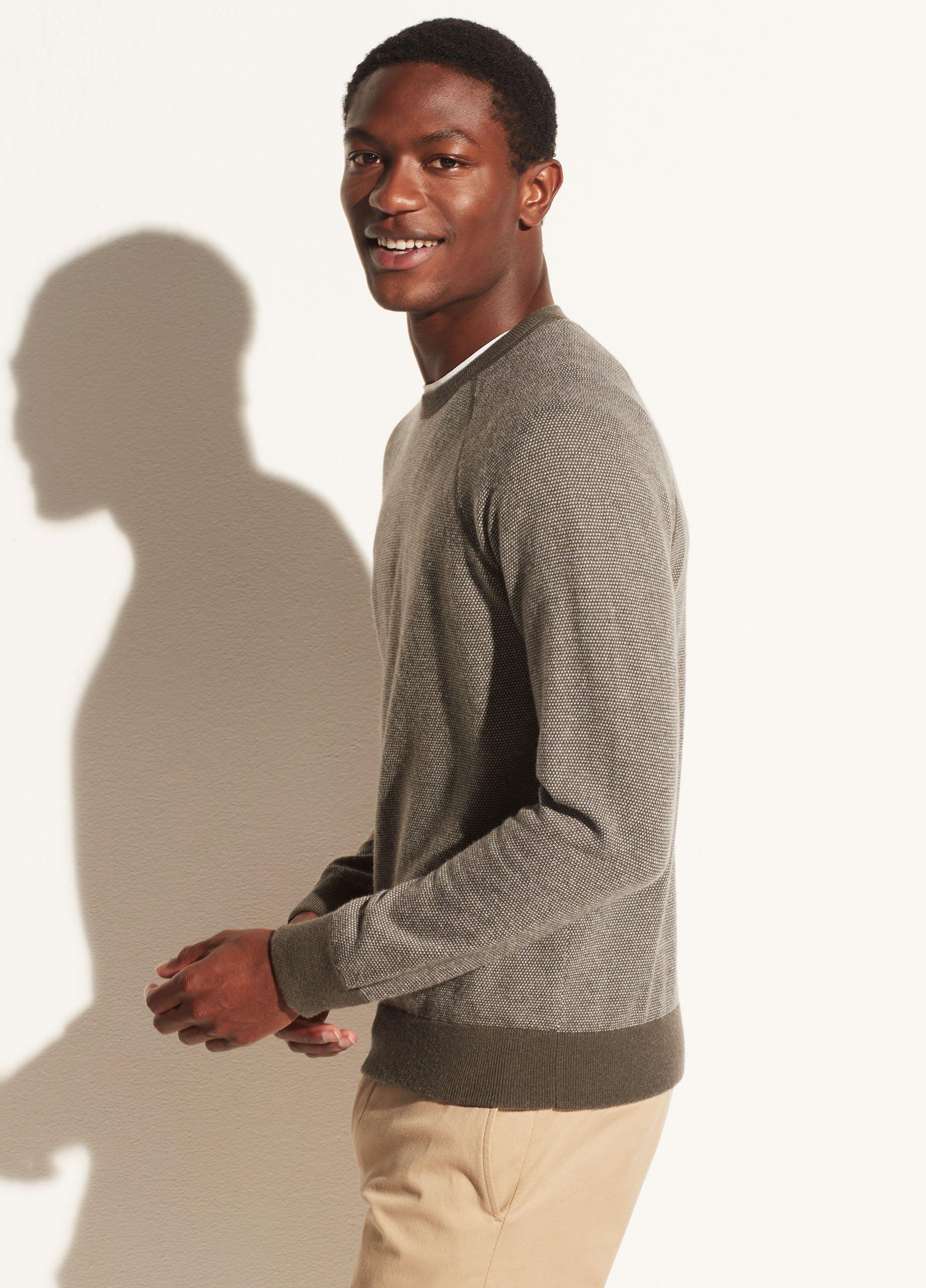 Birdseye Raglan Long Sleeve Crew image number 1