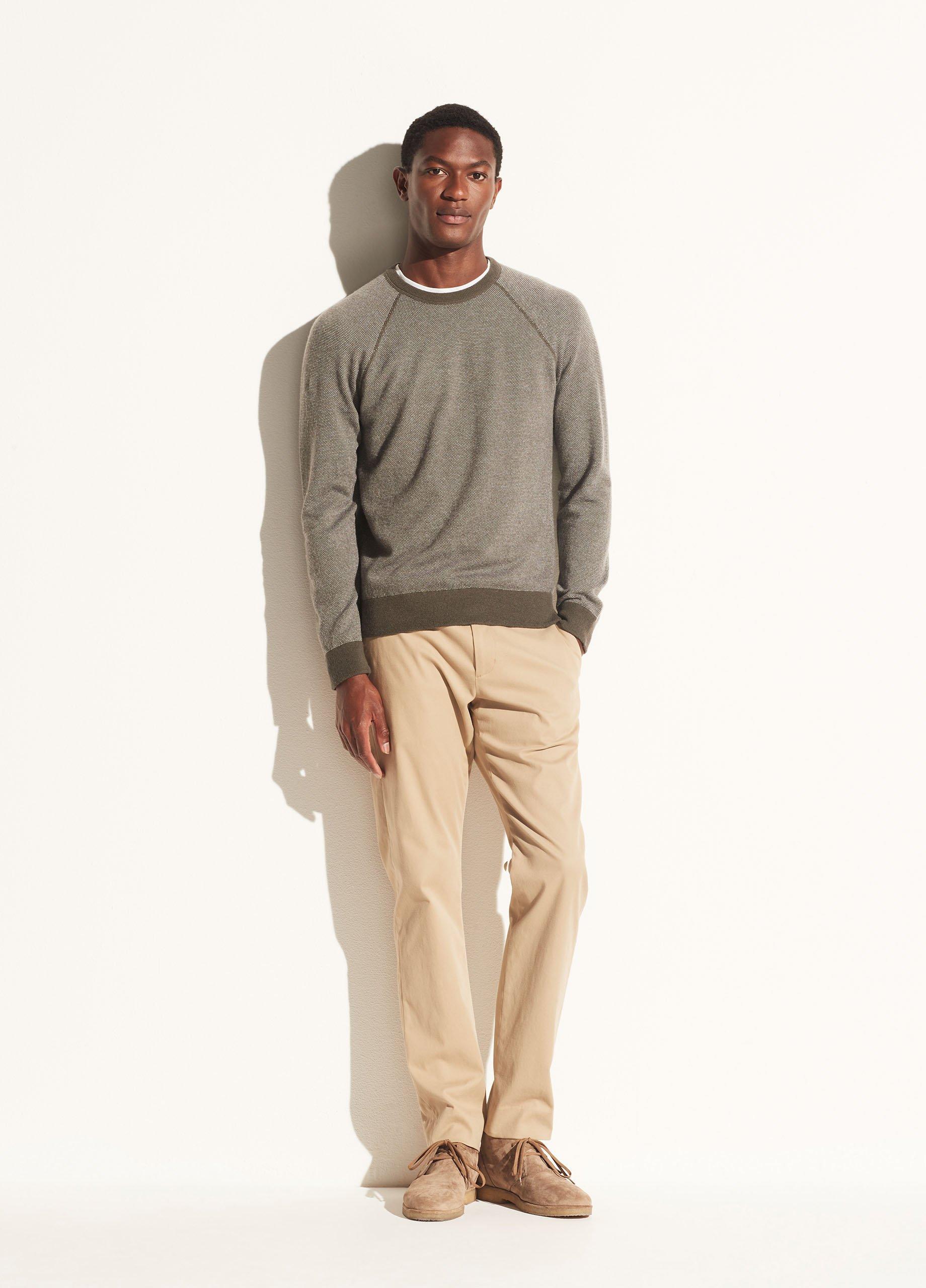 Birdseye Raglan Long Sleeve Crew image number 3