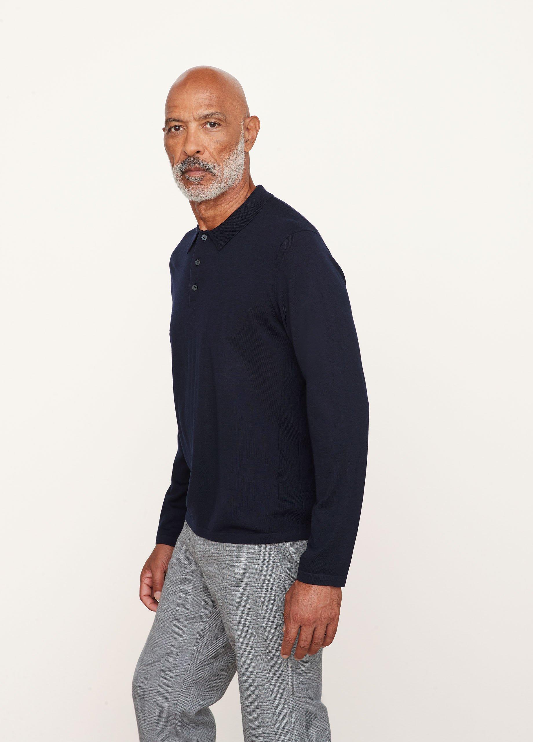 Merino Long Sleeve Polo image number 2