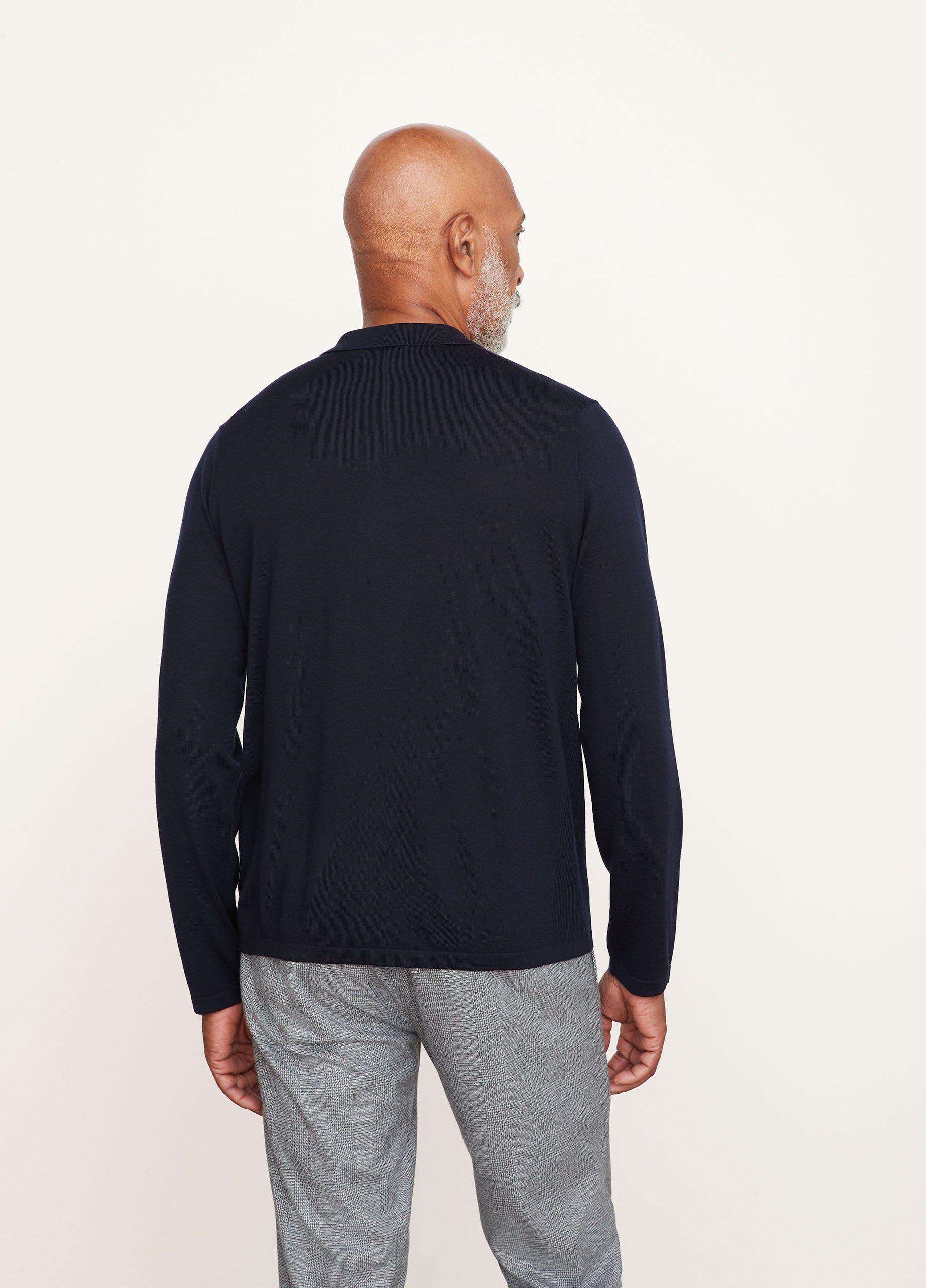 Merino Long Sleeve Polo image number 3
