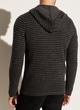 Plush Cashmere Stripe Pull Over Hoodie image number 3
