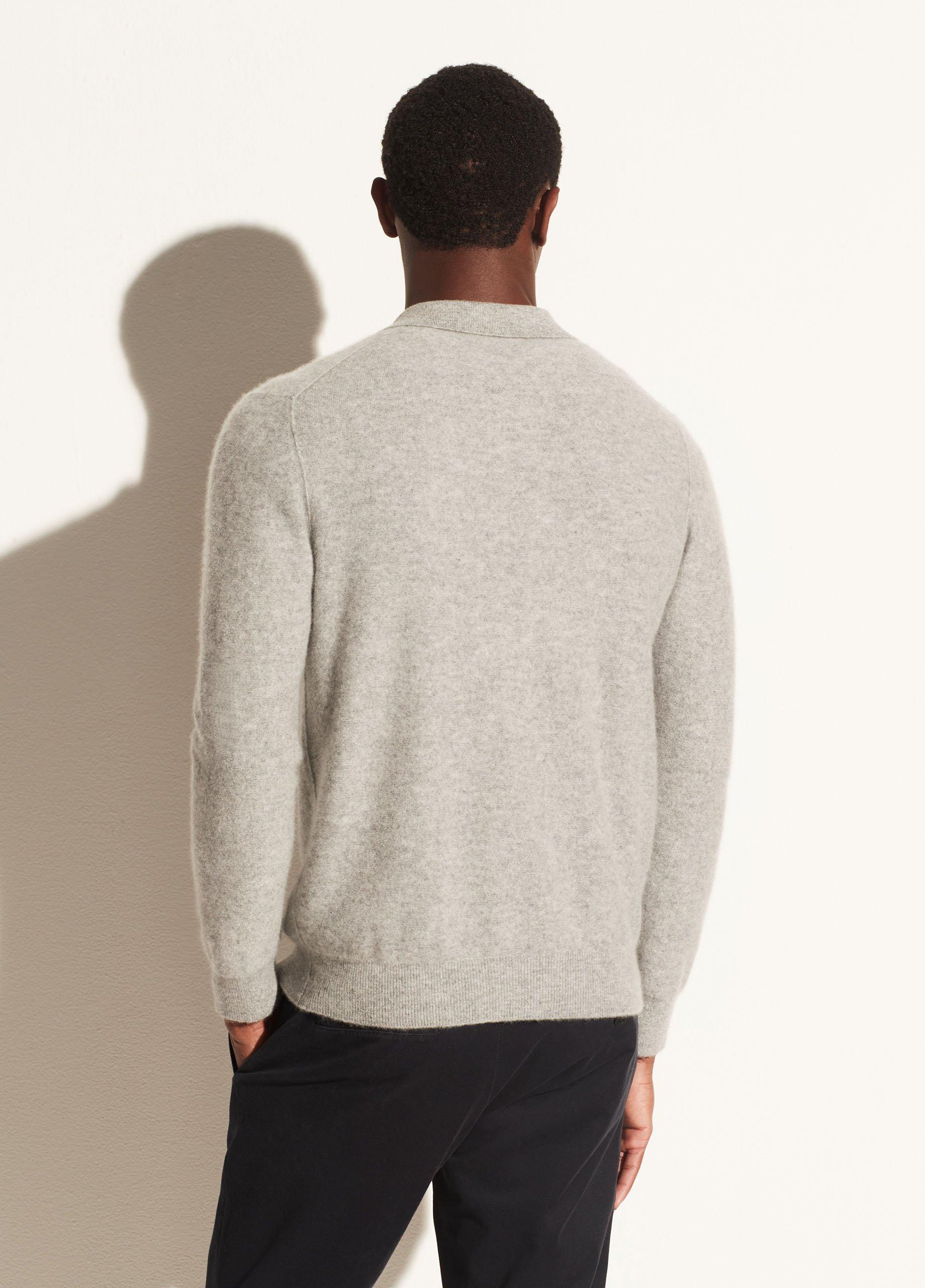 Boiled Cashmere Johnny Collar