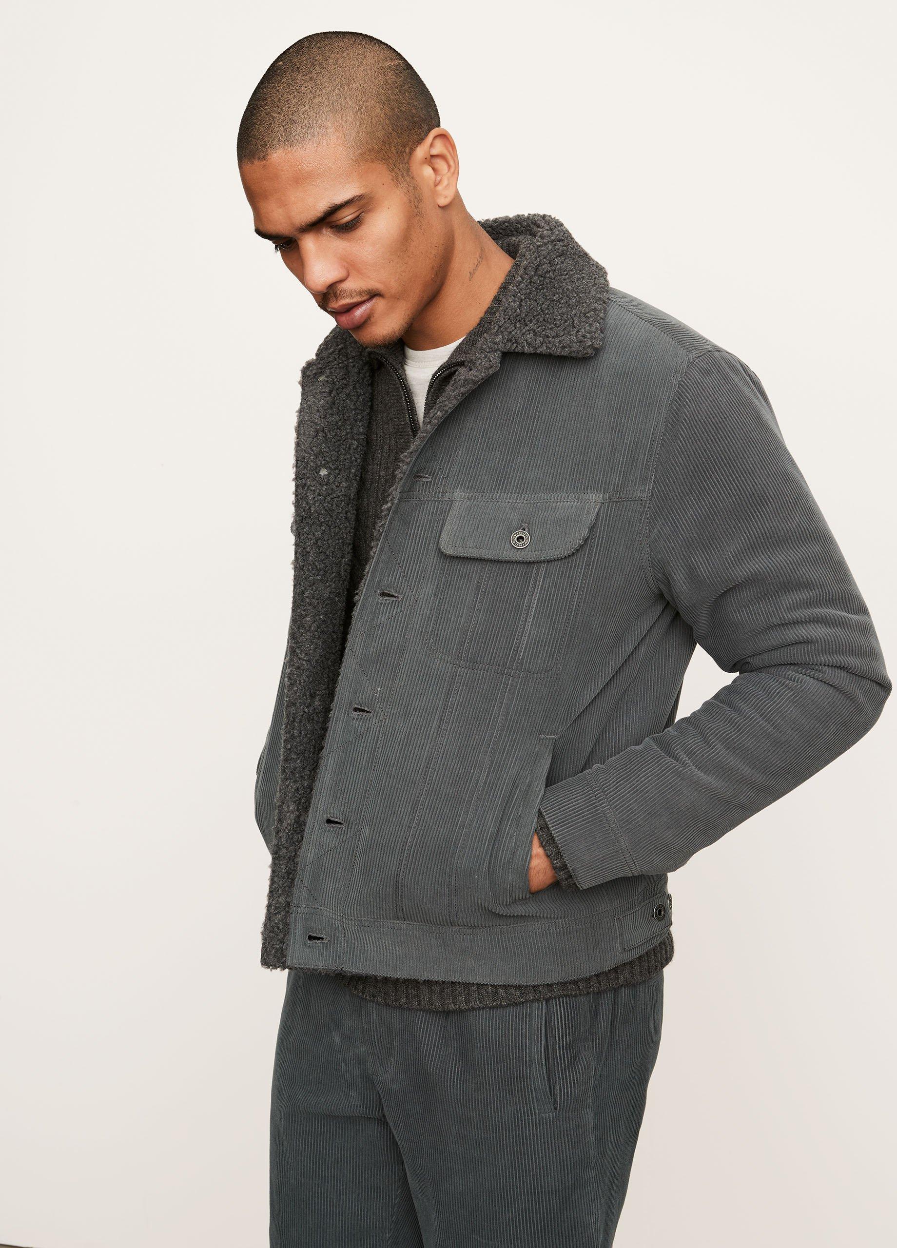 Sherpa Lined Corduroy Trucker image number 2