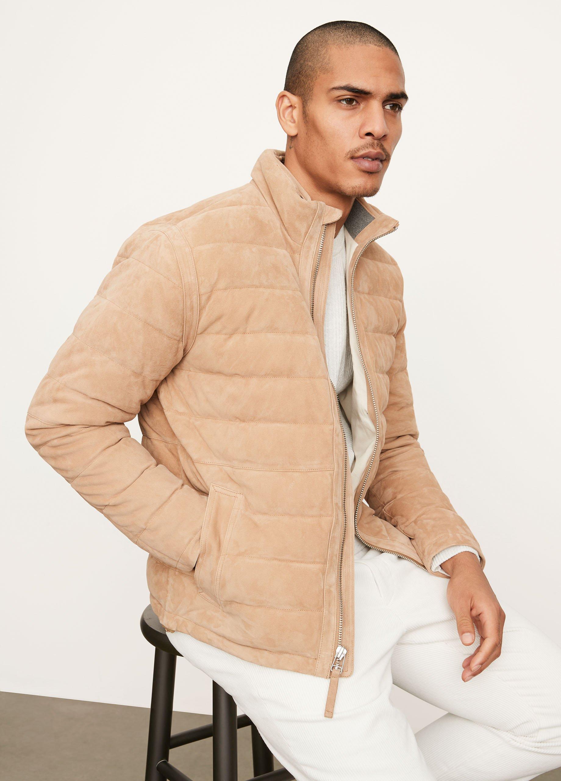 Quilted Suede Zip Jacket image number 2
