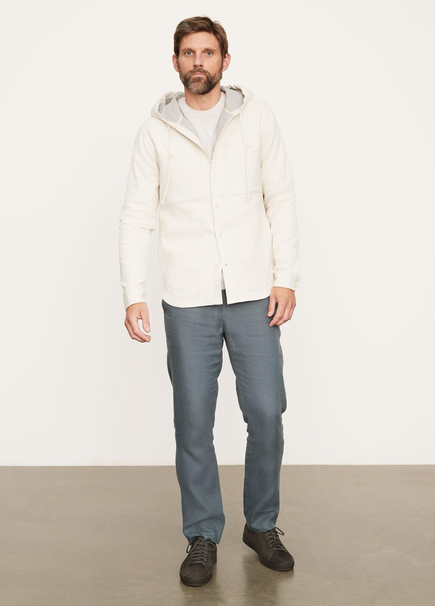 Twill Double Face Hooded Long Sleeve image number 0