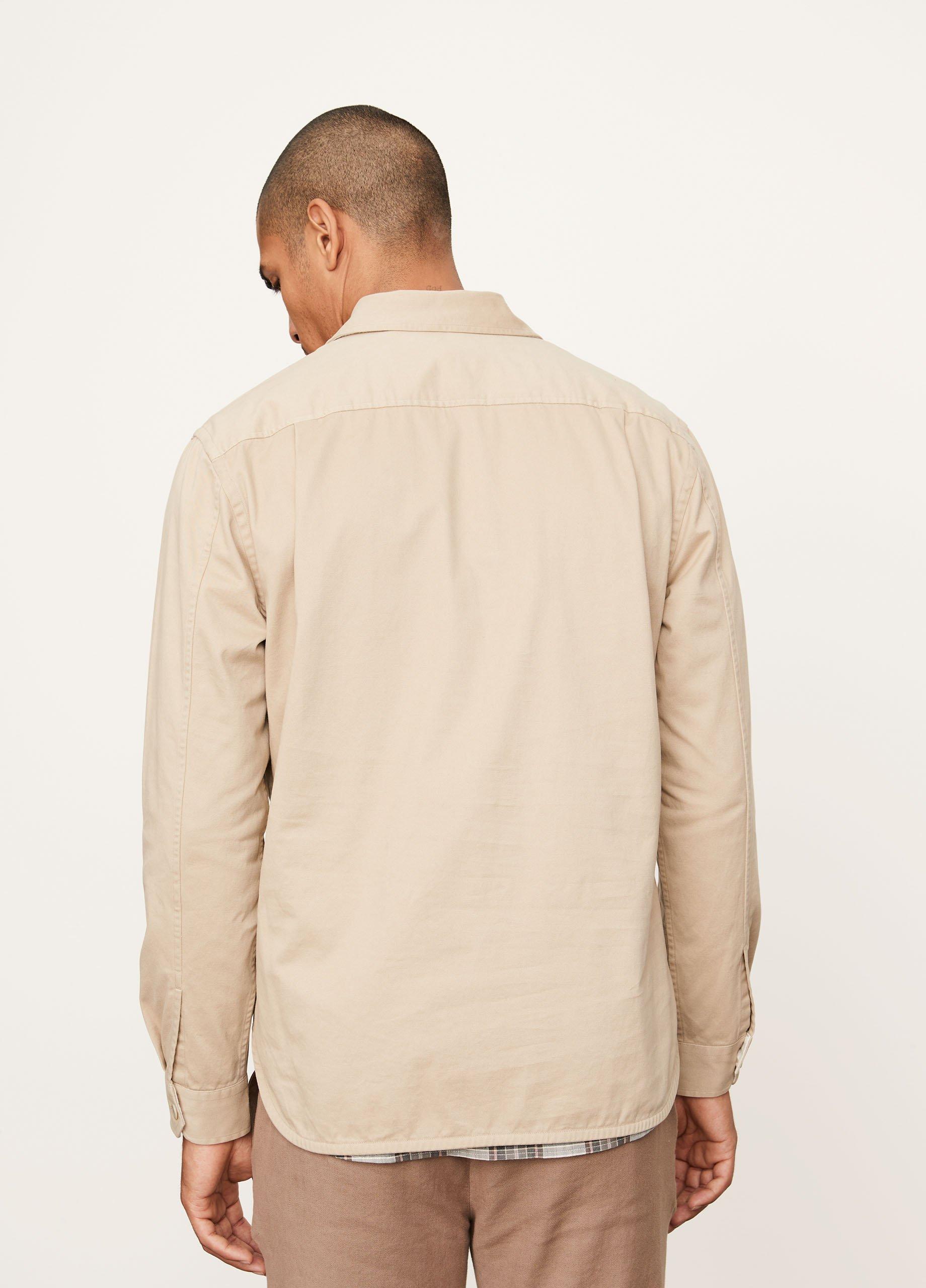 Twill Quarter Zip Long Sleeve image number 3