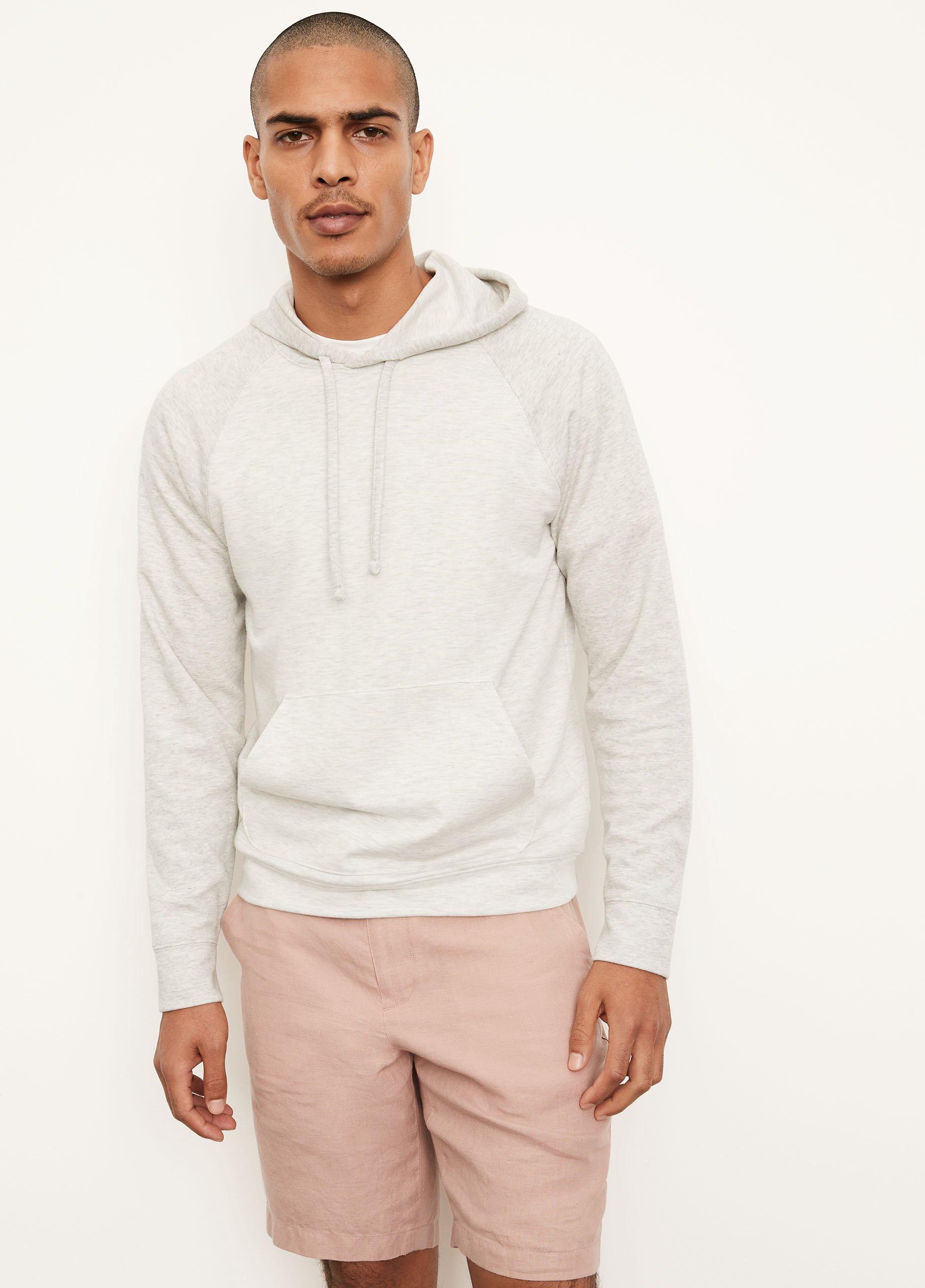 Color Block Double Knit Pull Over Hoodie image number 1