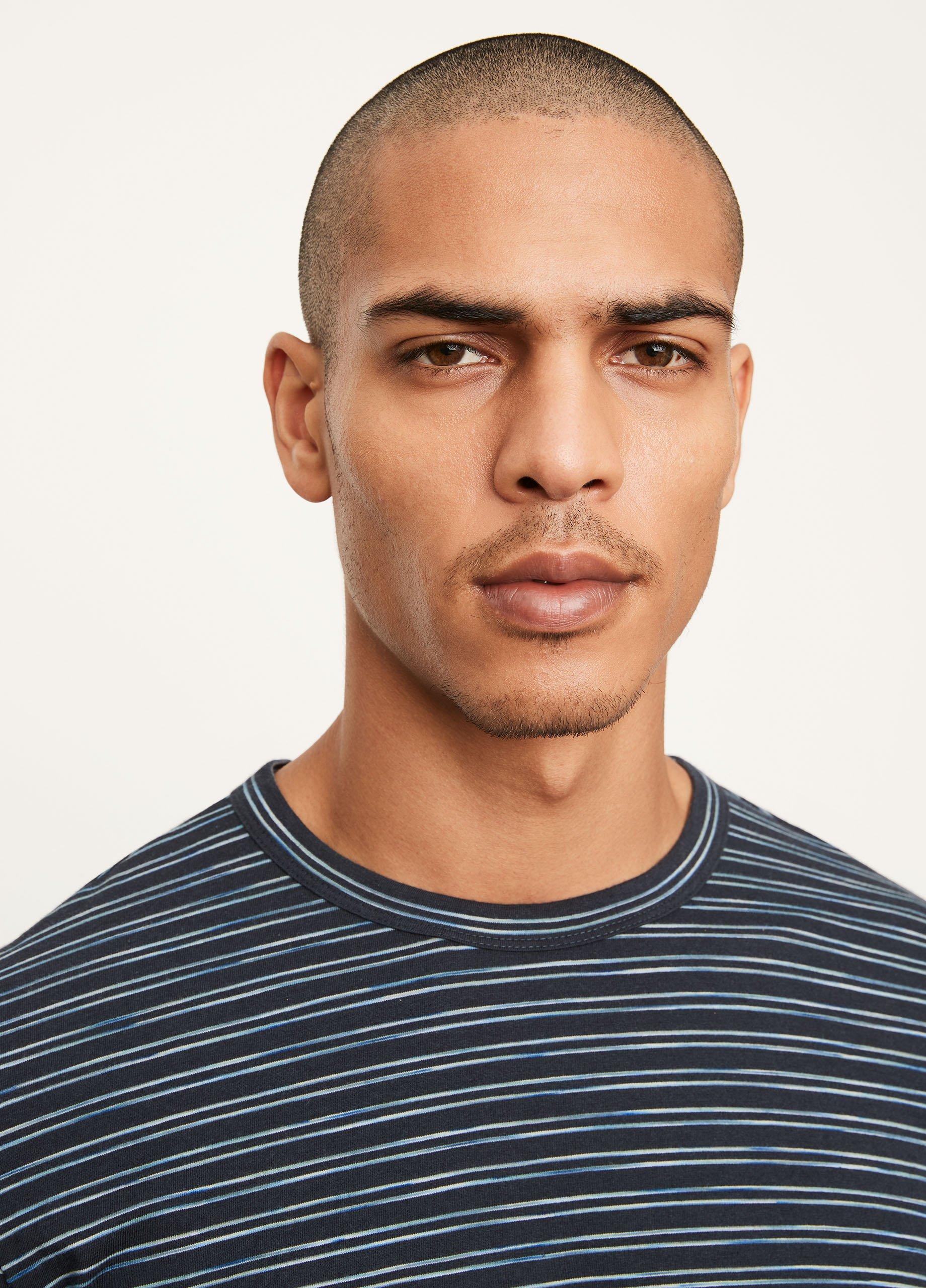 Space Dye Tonal Stripe Long Sleeve Crew image number 1