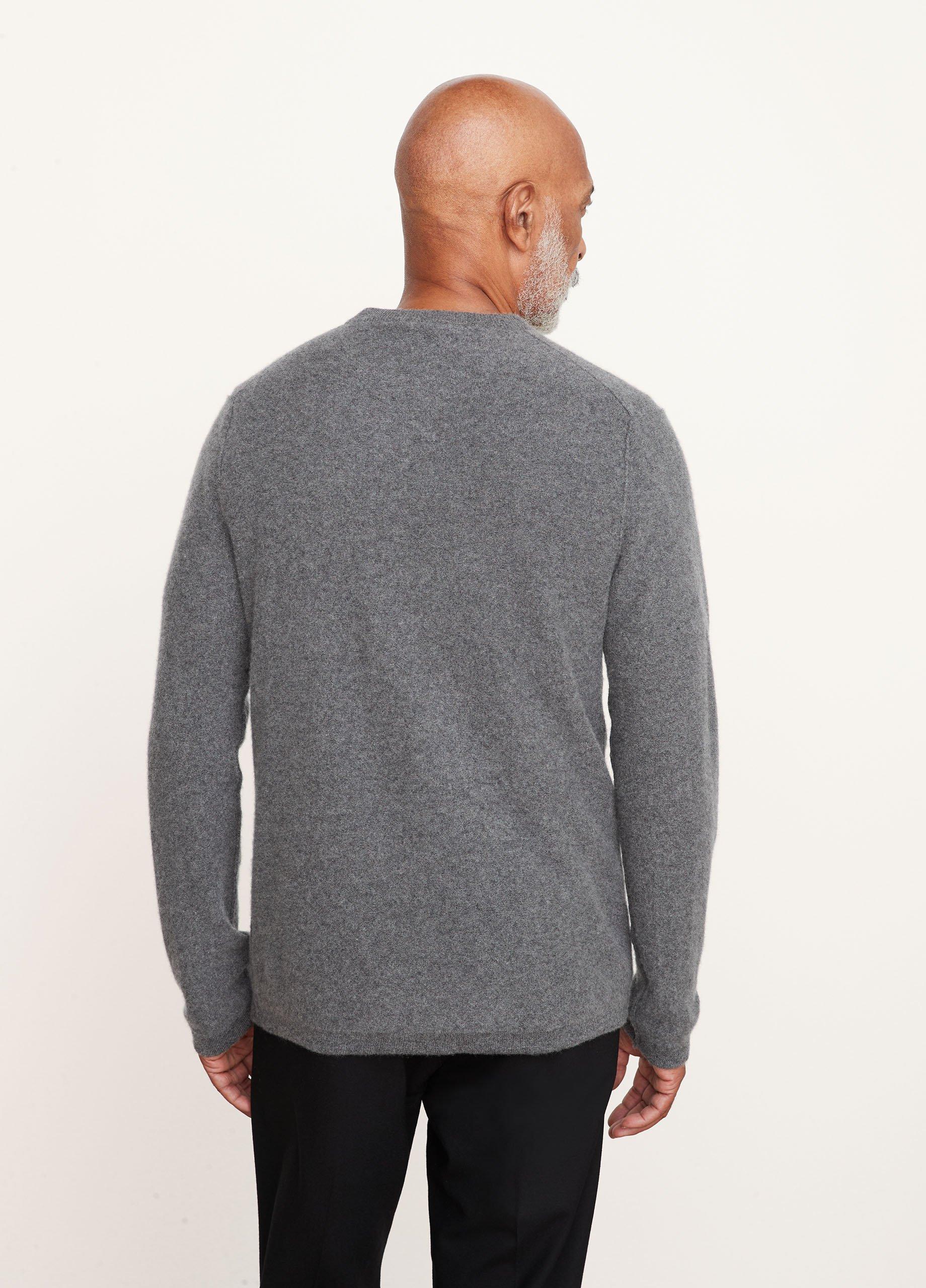 Plush Cashmere Crew Neck Sweater in Vince Products Men | Vince