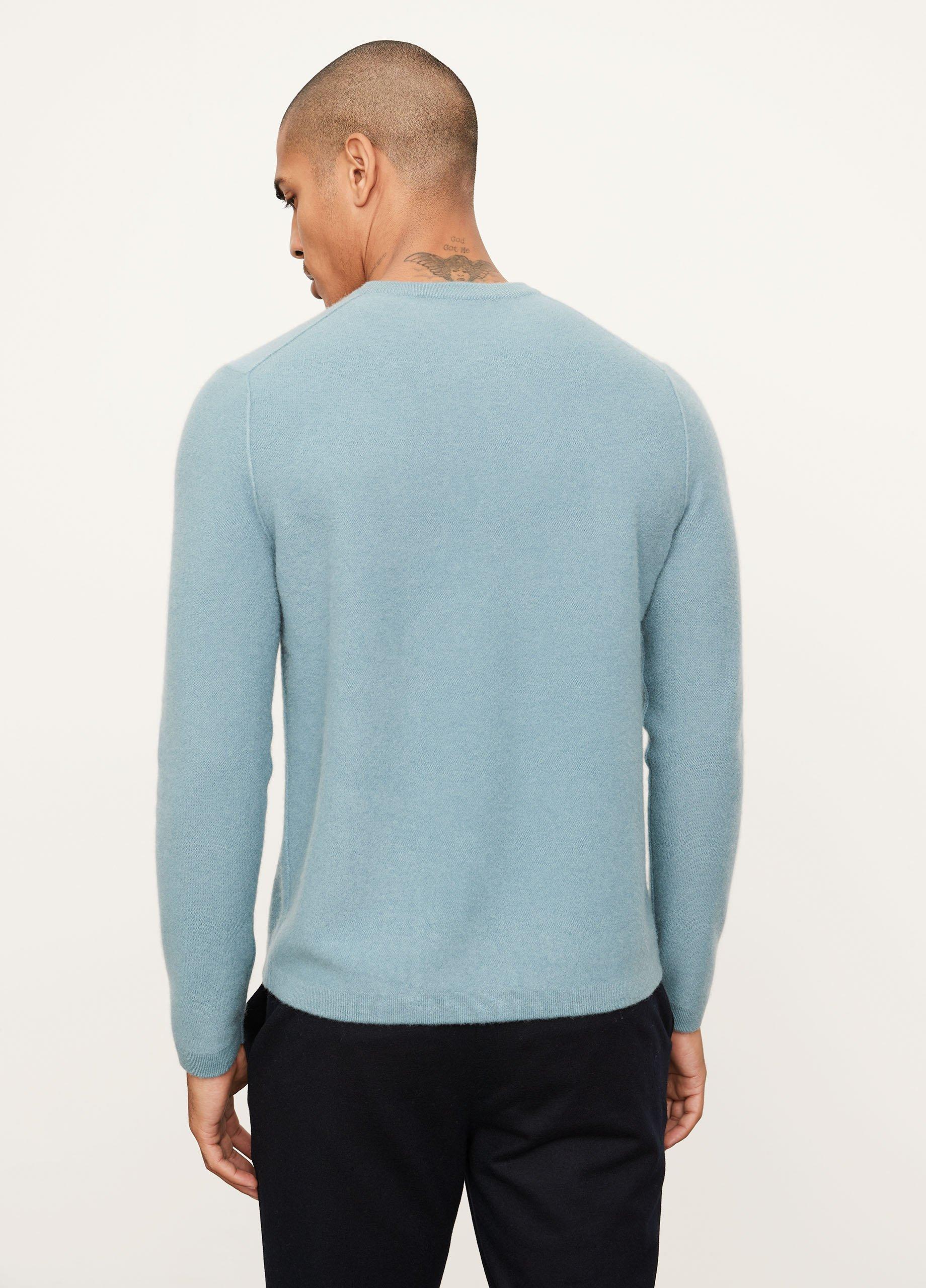 Boiled Cashmere Long Sleeve Crew
