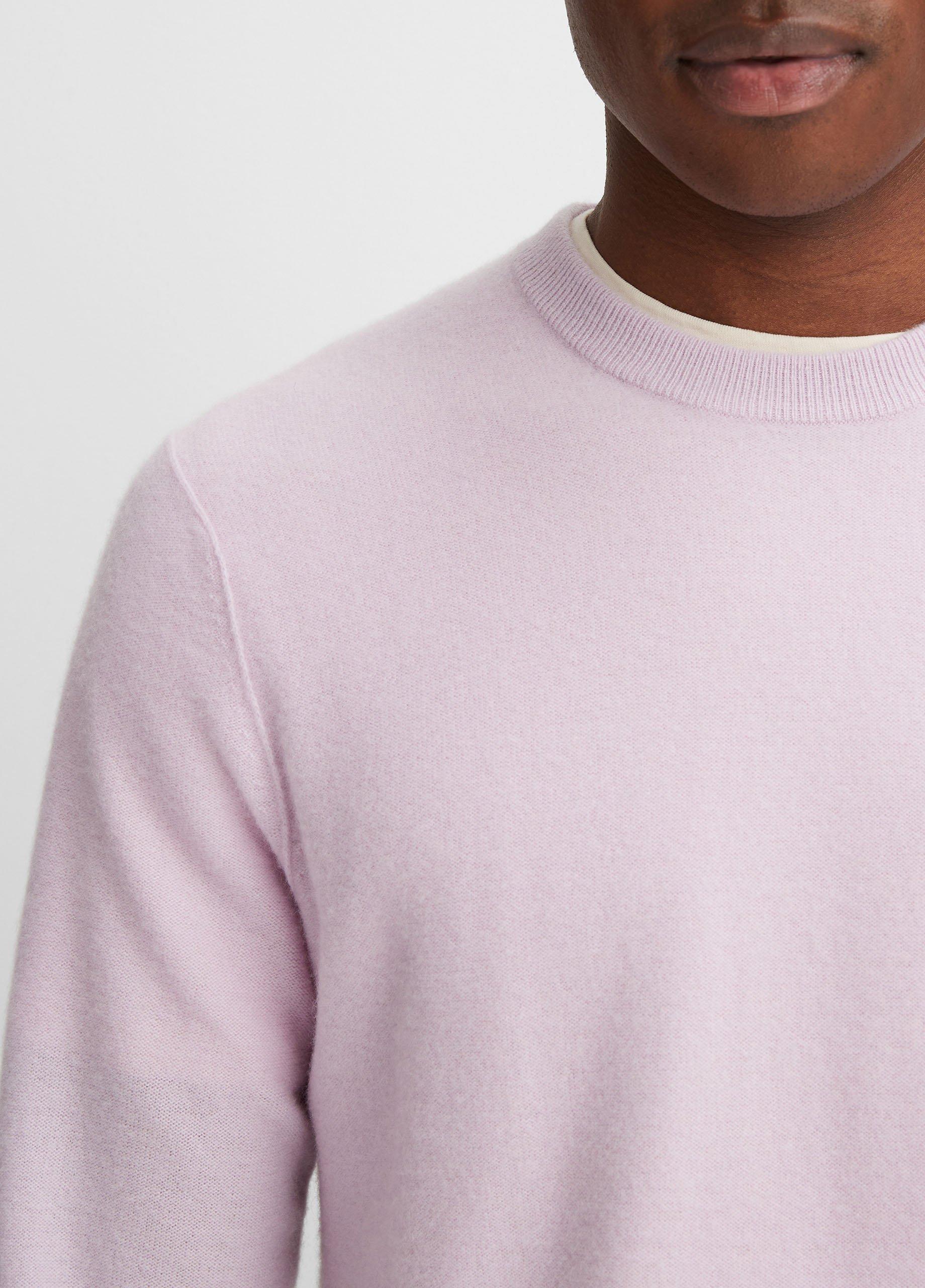 Plush Cashmere Crew Neck Sweater in Vince Products Men