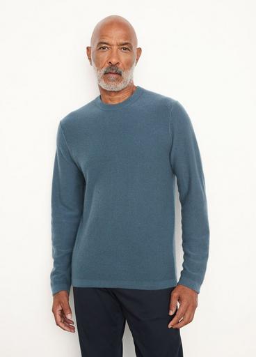 Plush Cashmere Crew Neck Sweater image number 1
