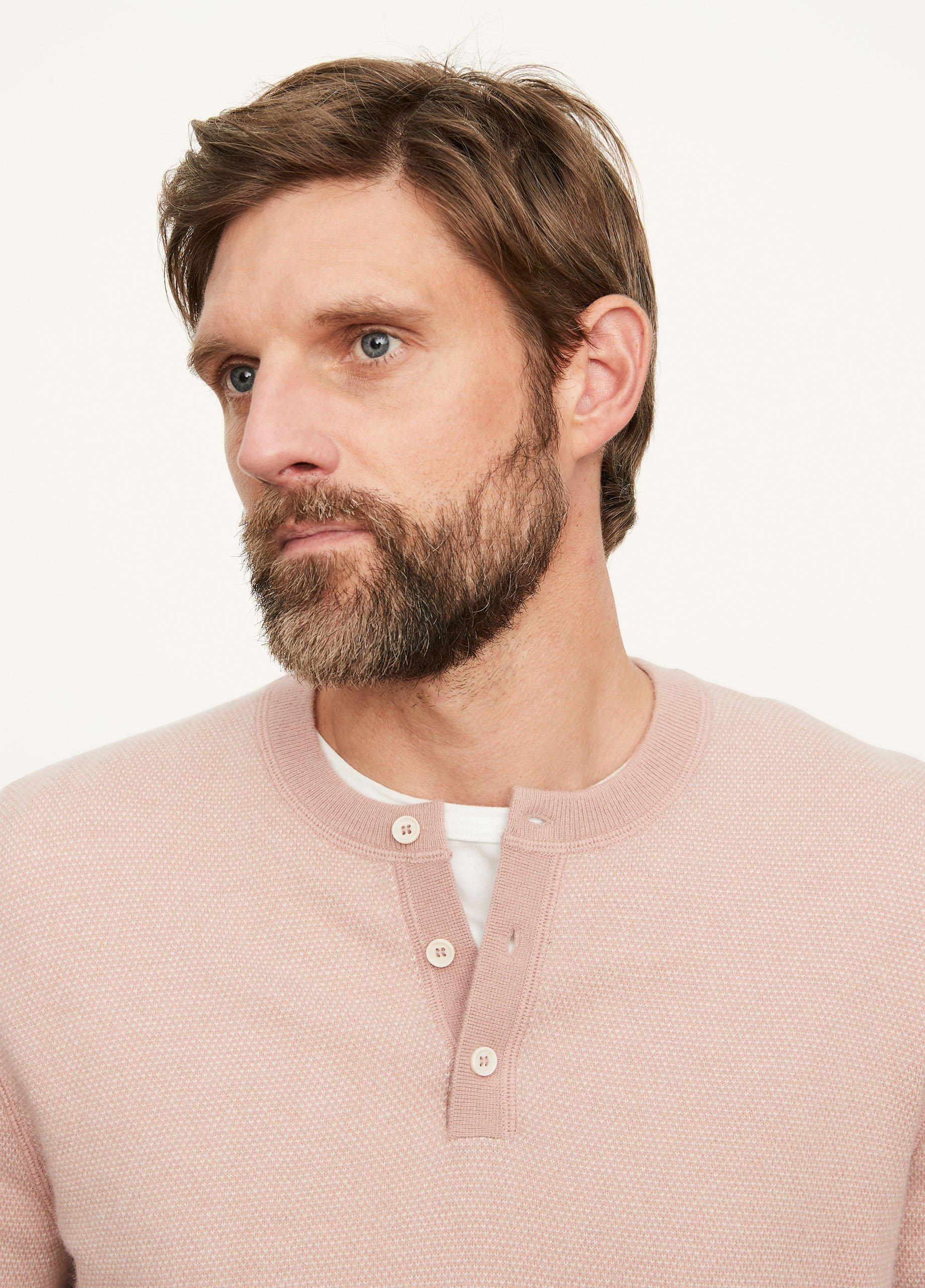 Birdseye Long Sleeve Henley image number 1