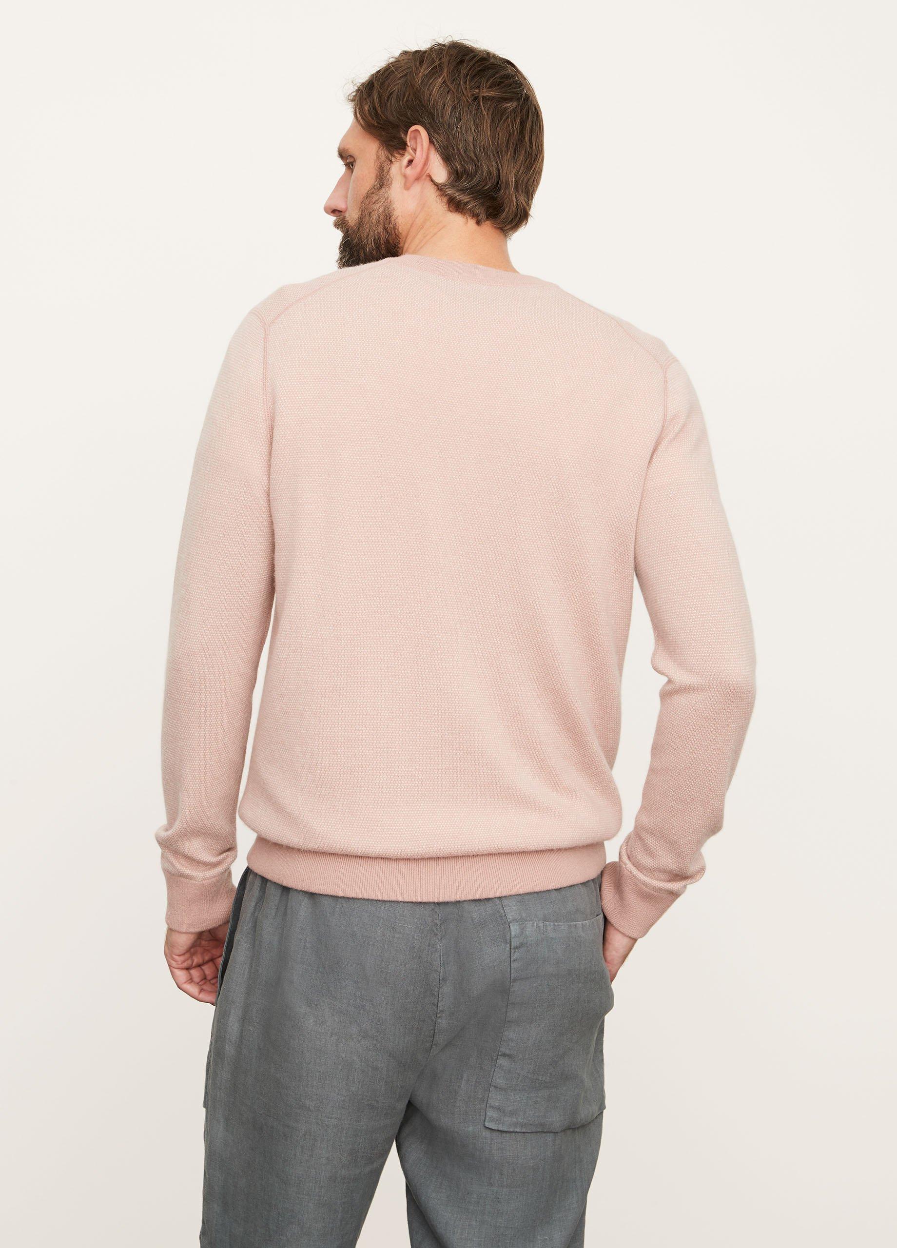 Birdseye Long Sleeve Henley in Vince Products Men