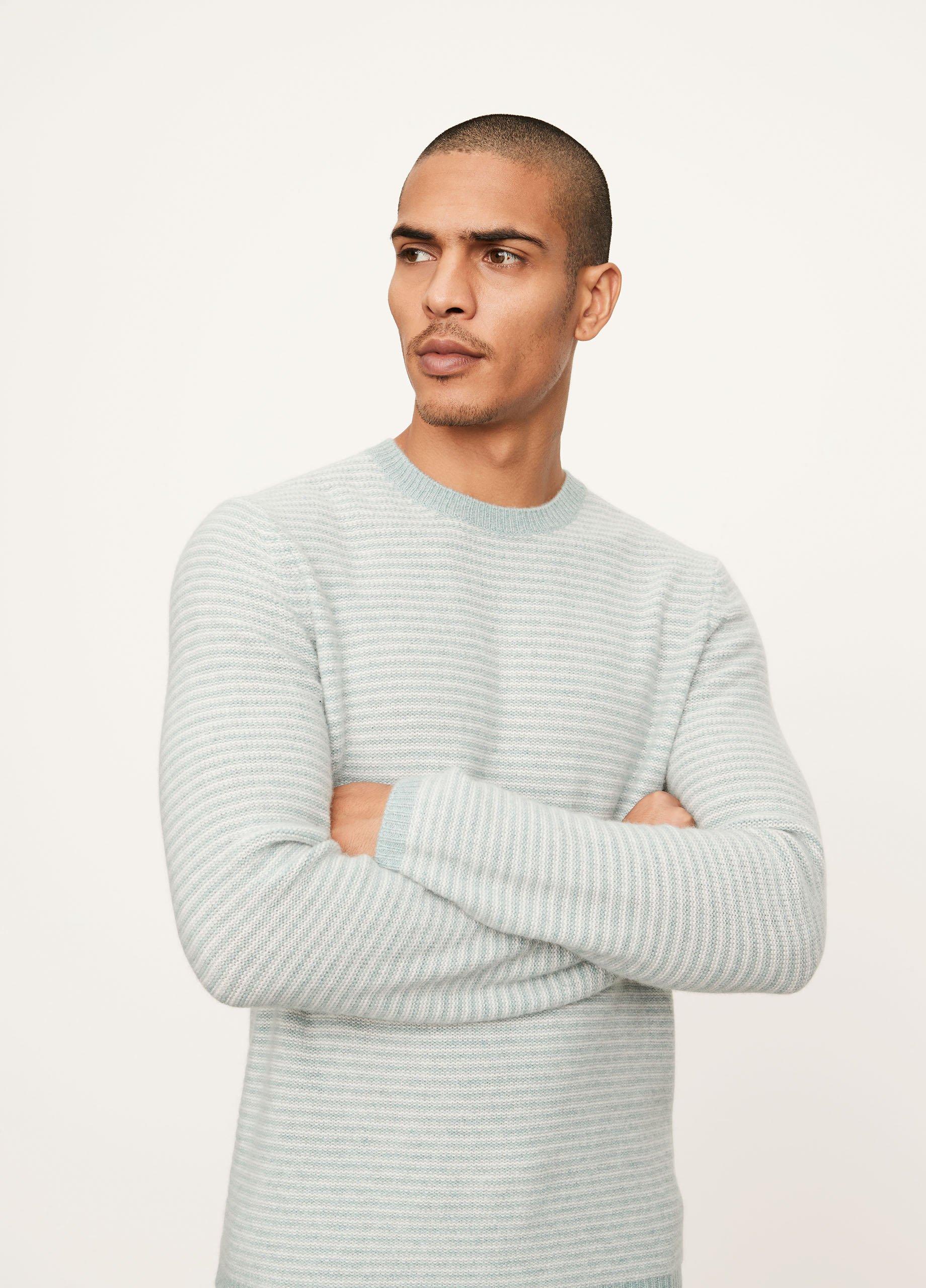 Vince cashmere striped outlet sweater