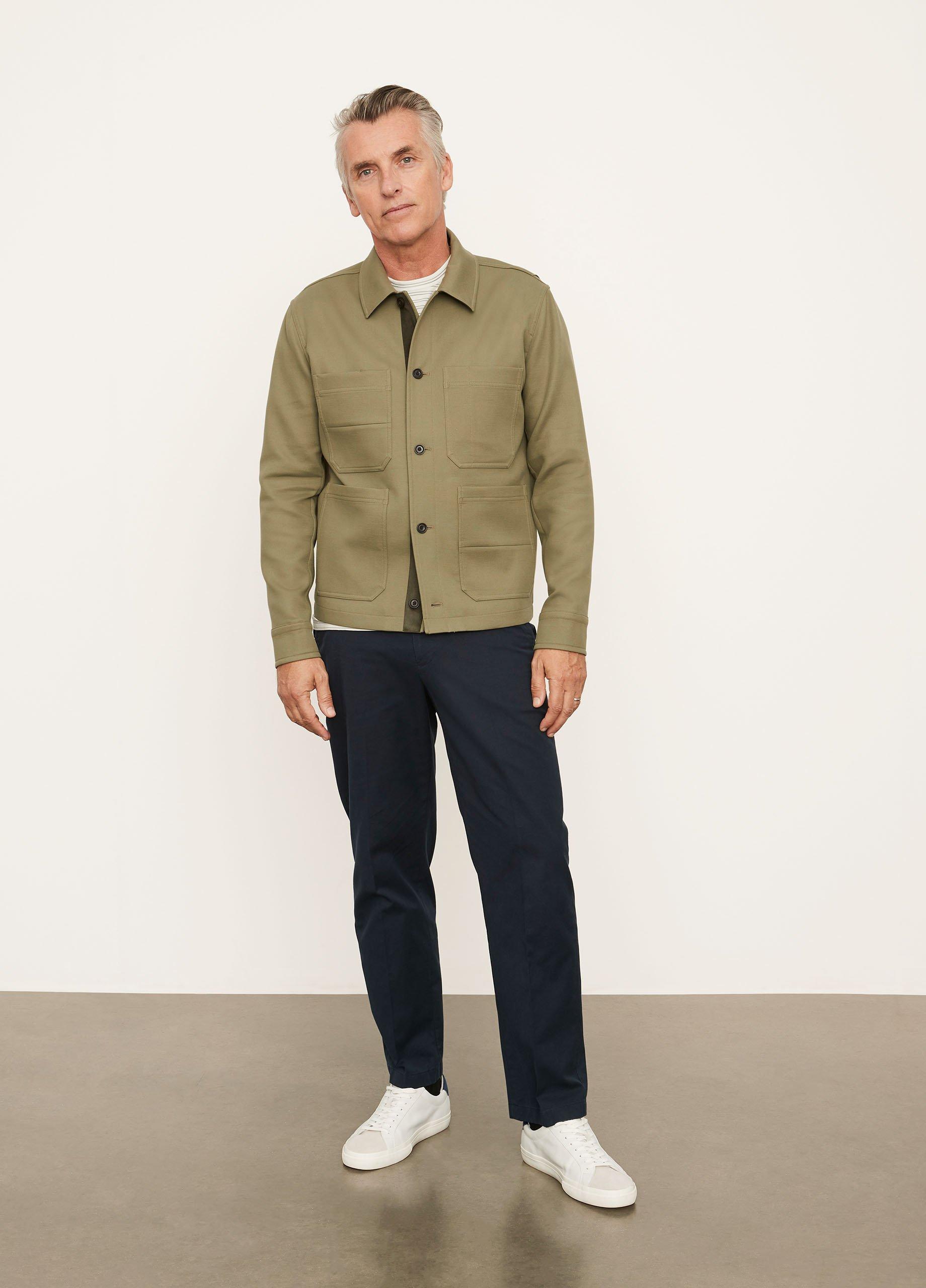 Mixed-Media Chore Jacket image number 0