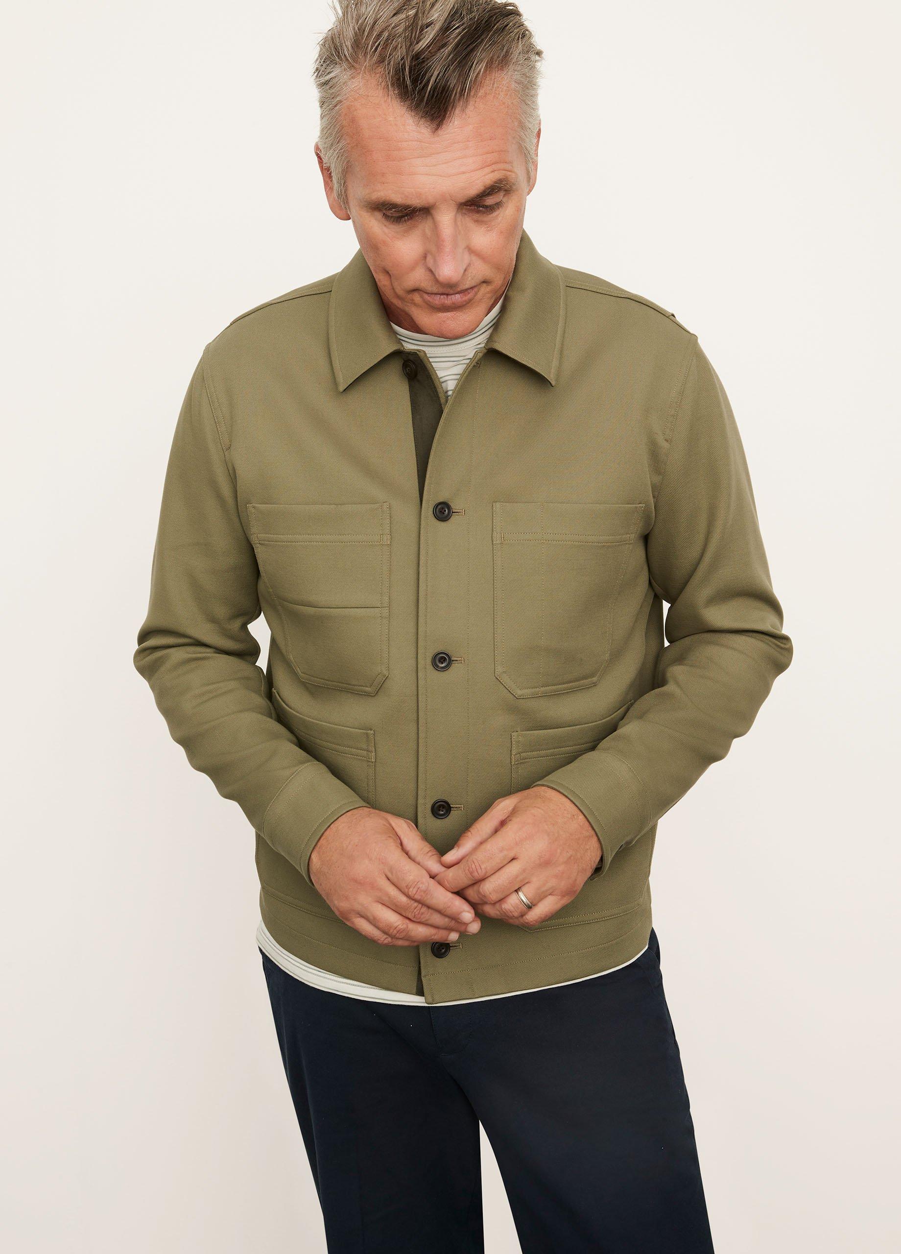 Mixed-Media Chore Jacket image number 1