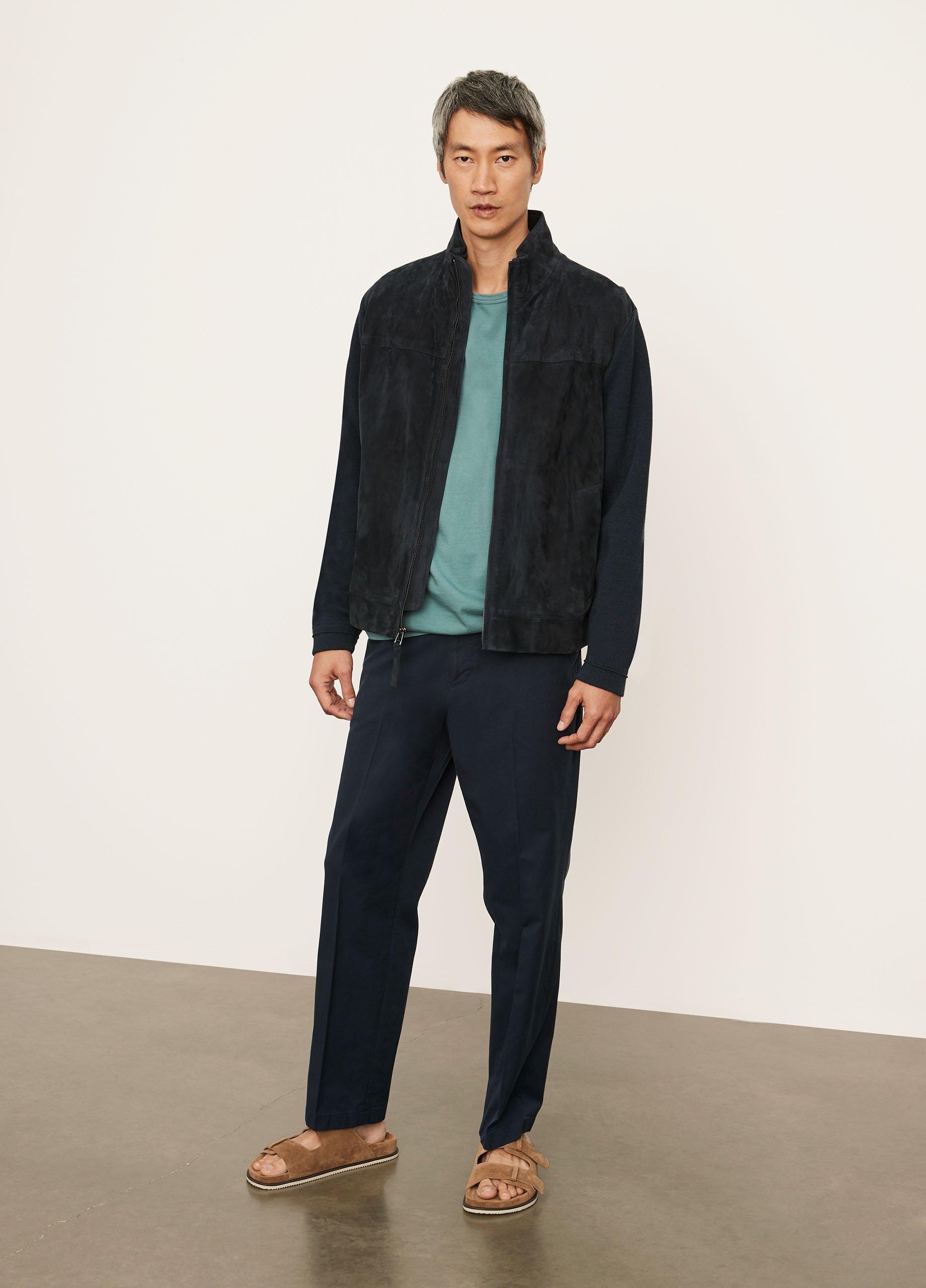 Suede Sweater Zip Jacket image number 0