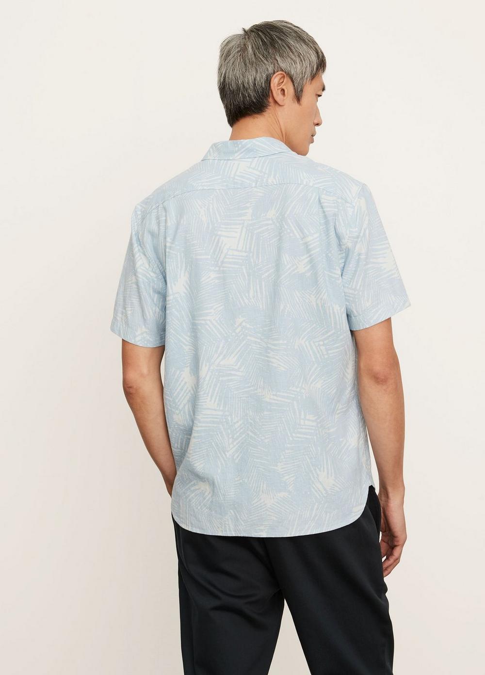 Palm Print Short Sleeve Shirt