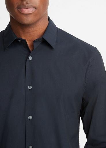 Cotton-Blend Long-Sleeve Shirt image number 1