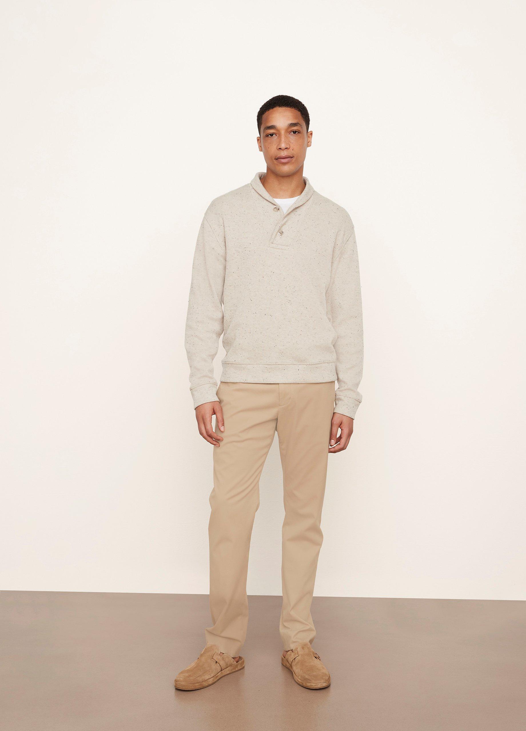 Double-Knit Shawl-Collar Henley image number 0