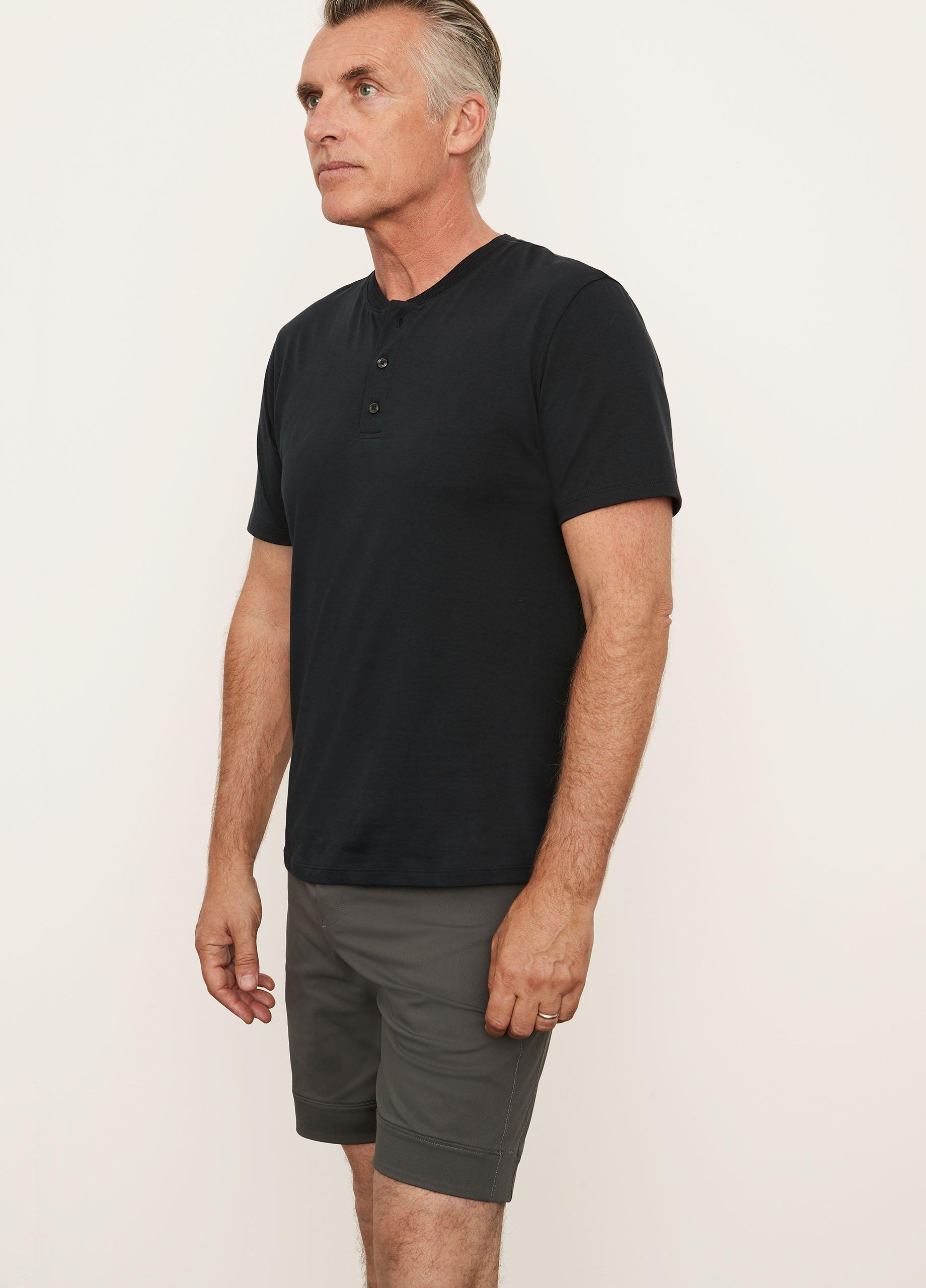 Pima Cotton Short Sleeve Henley image number 2