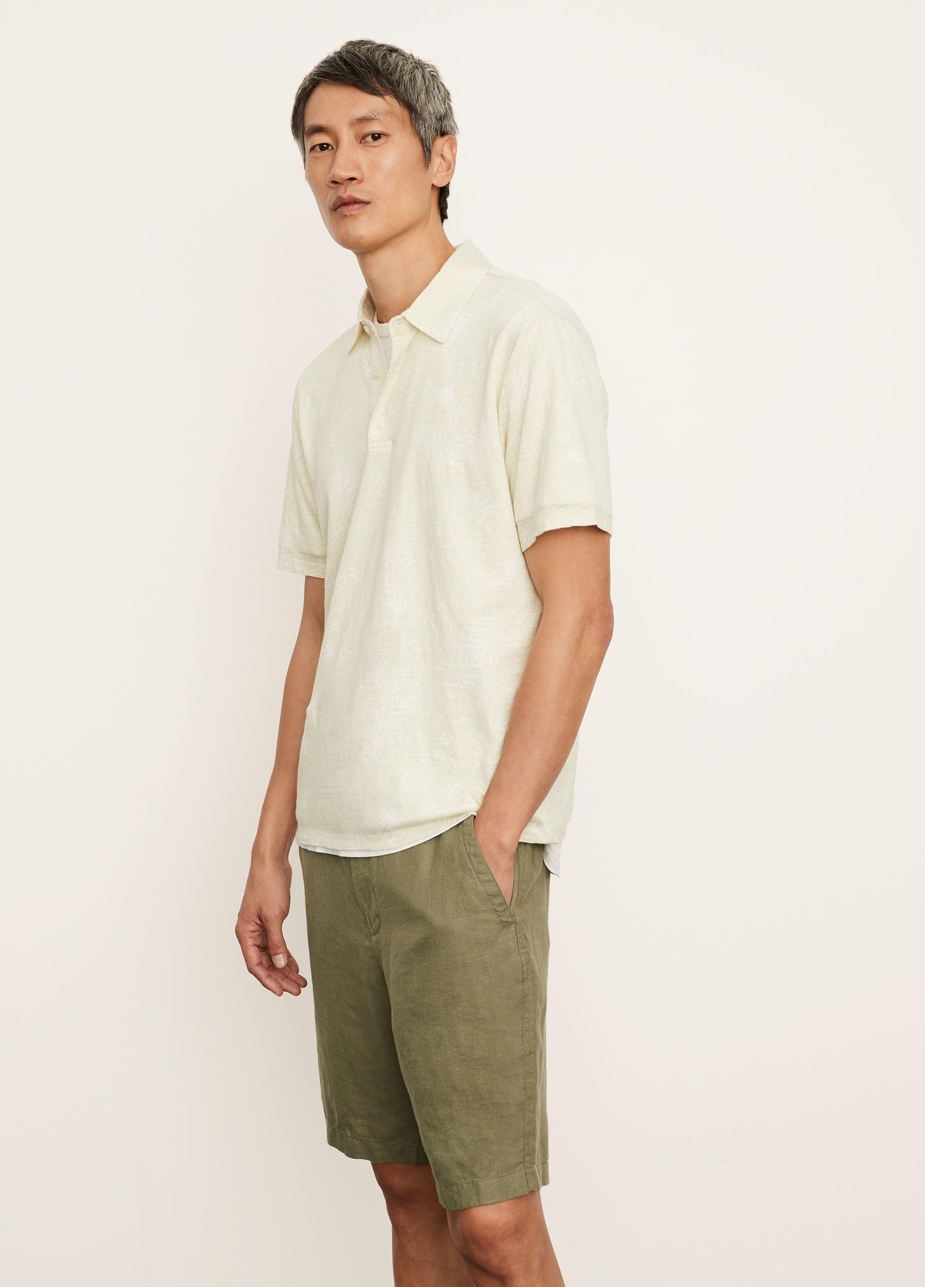 Palm Print Short Sleeve Polo image number 2