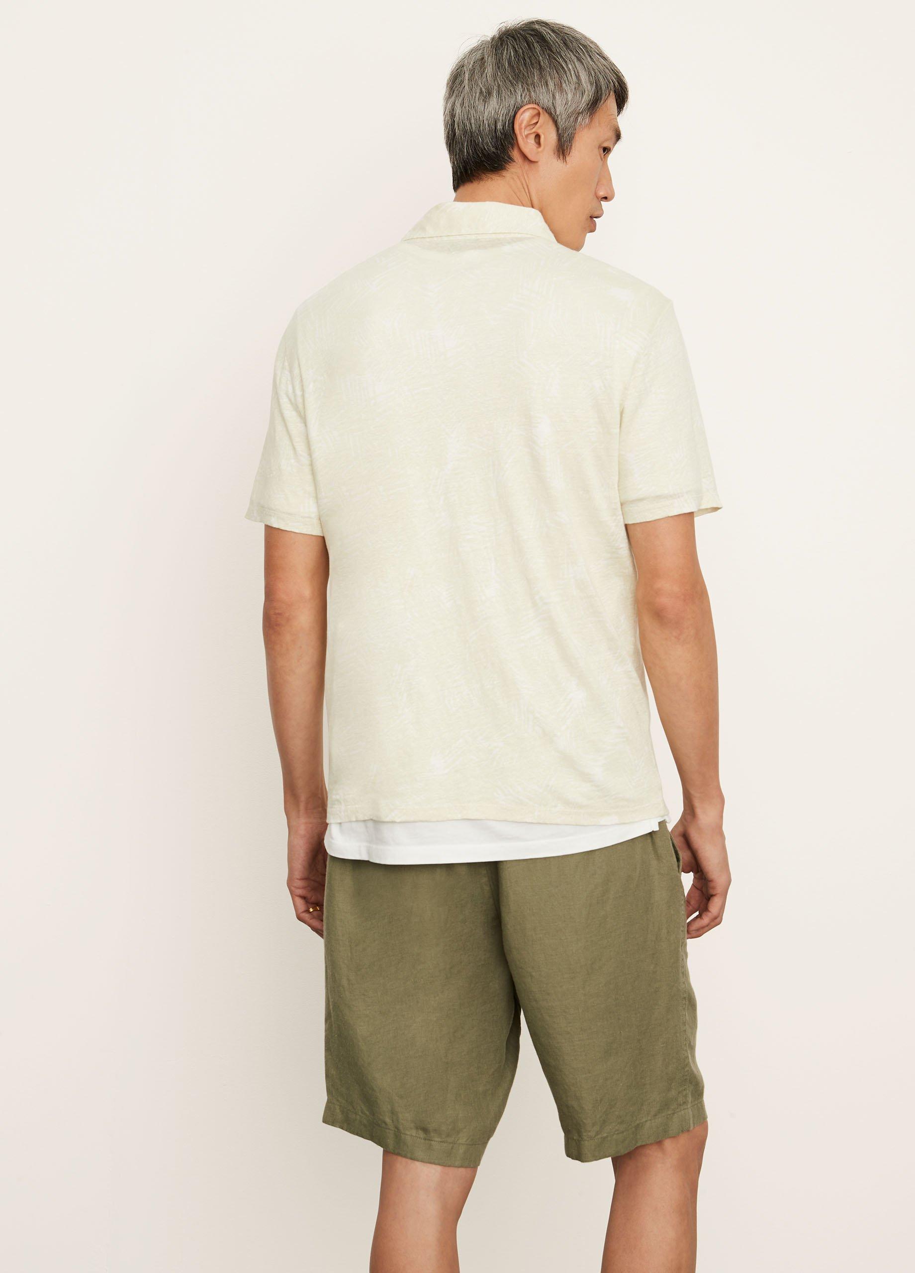 Palm Print Short Sleeve Polo image number 3