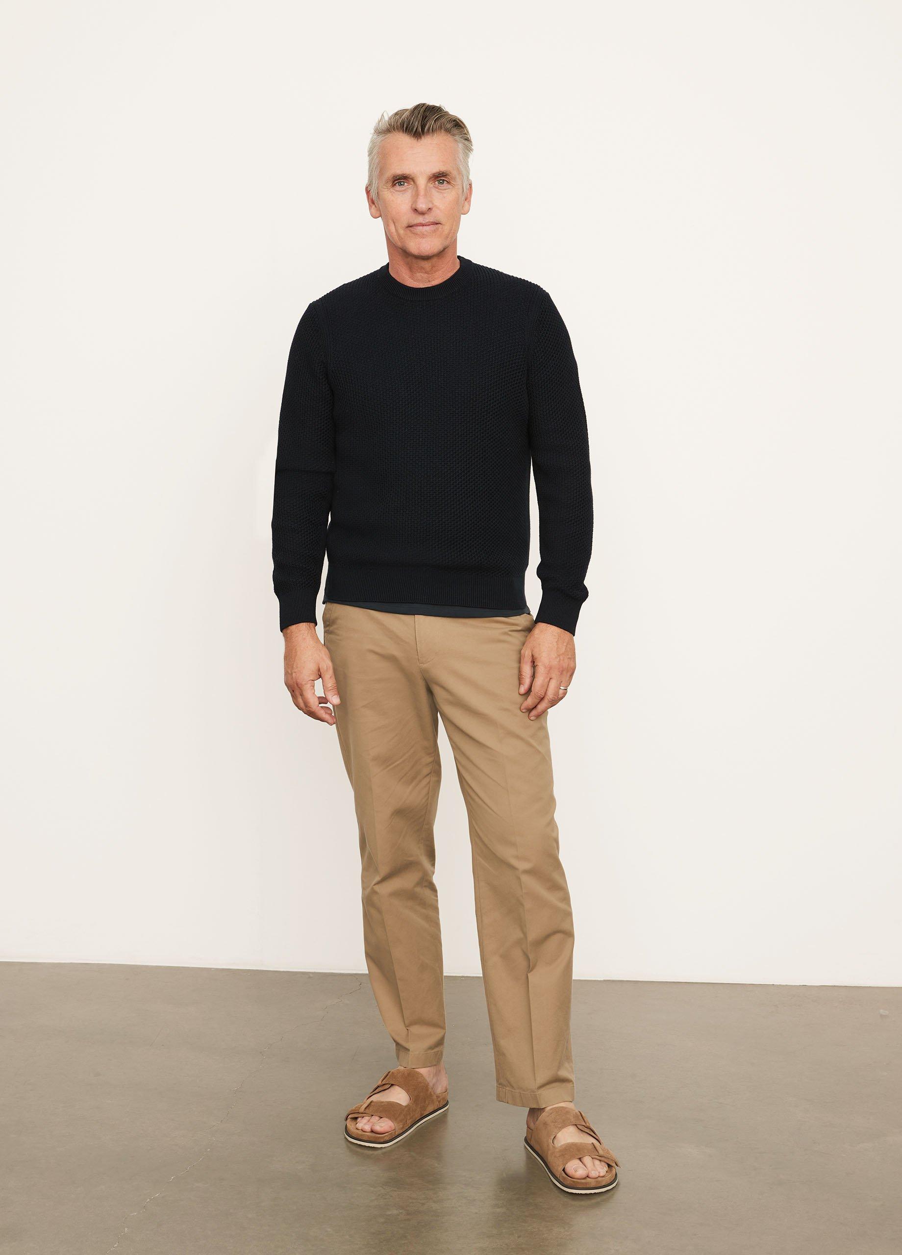 Cotton Arrow Stitch Crew image number 0