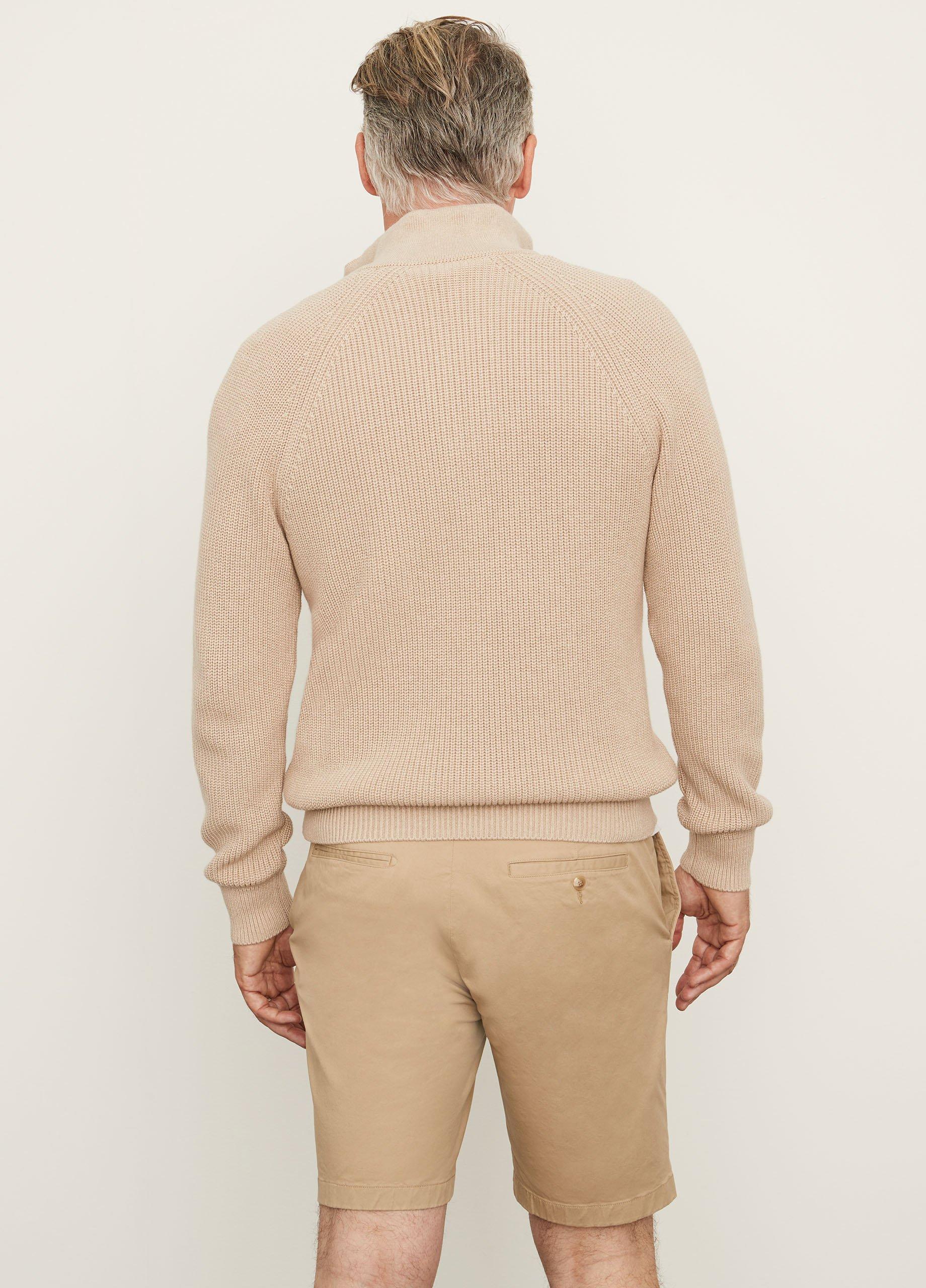 Two-Tone Rib Quarter-Zip image number 3