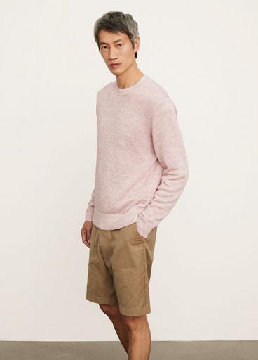 Plaited Linen Long Sleeve Crew Sweater image number 2