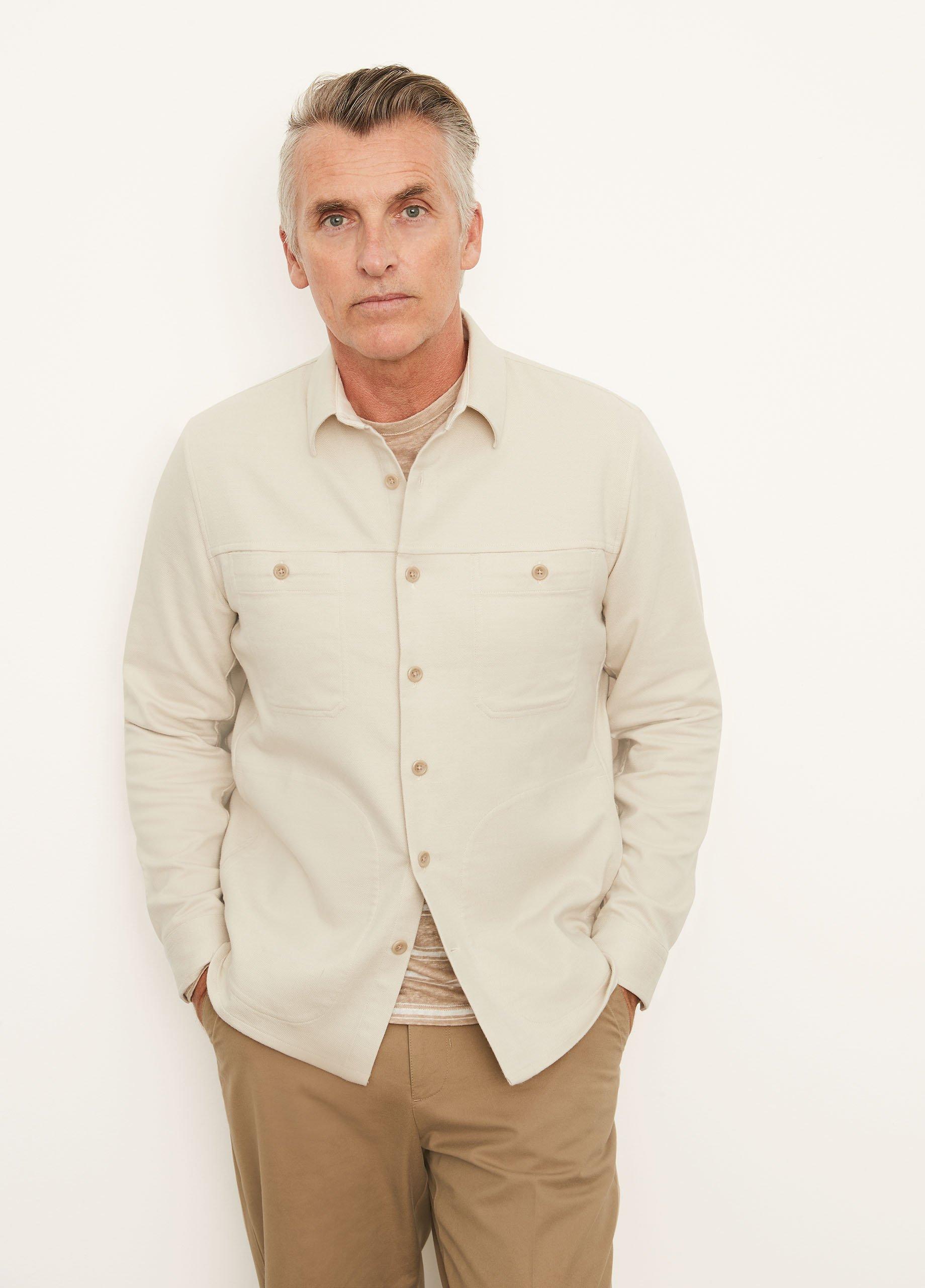 Relaxed Double-Face Shirt Jacket image number 1