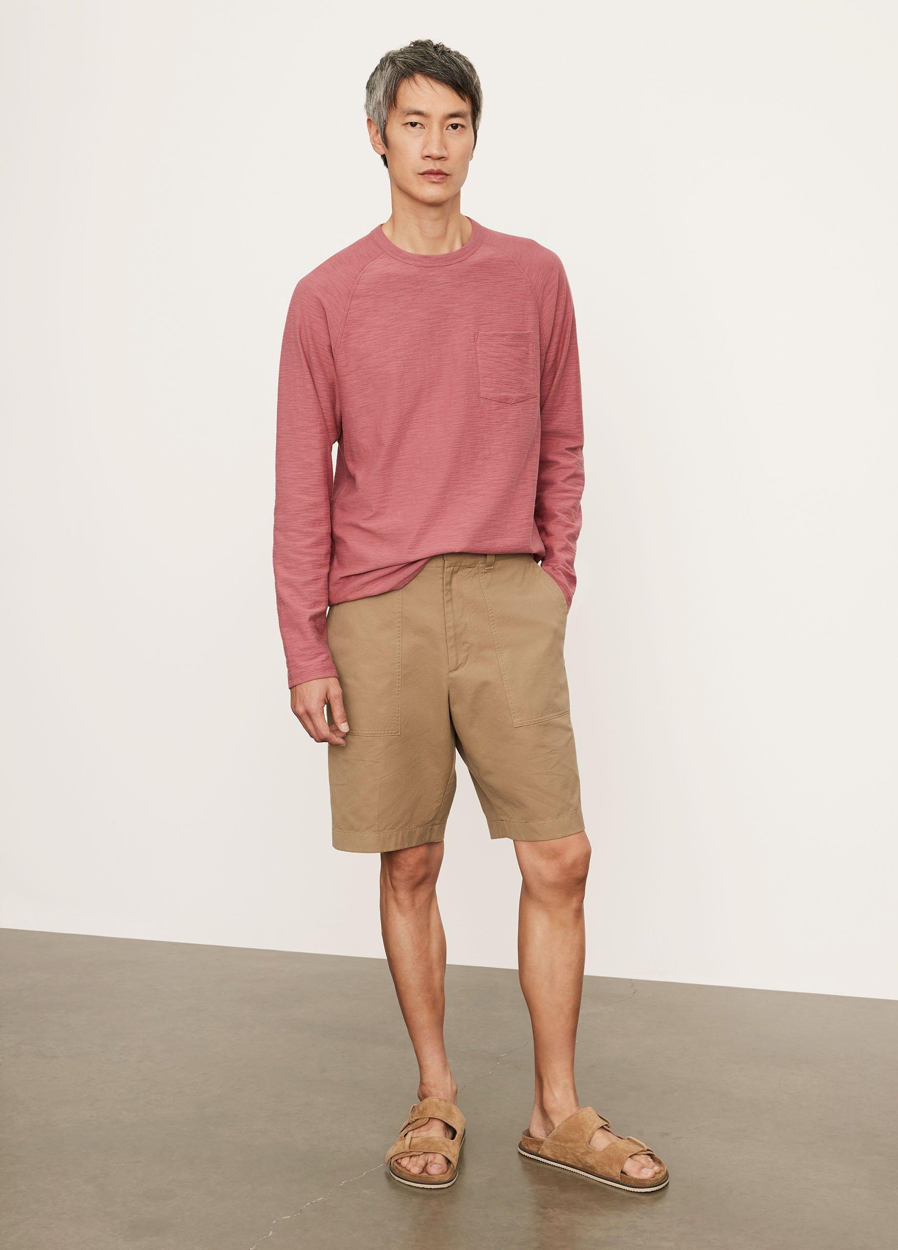 Long Sleeve Pocket Crew Neck T-Shirt image number 0