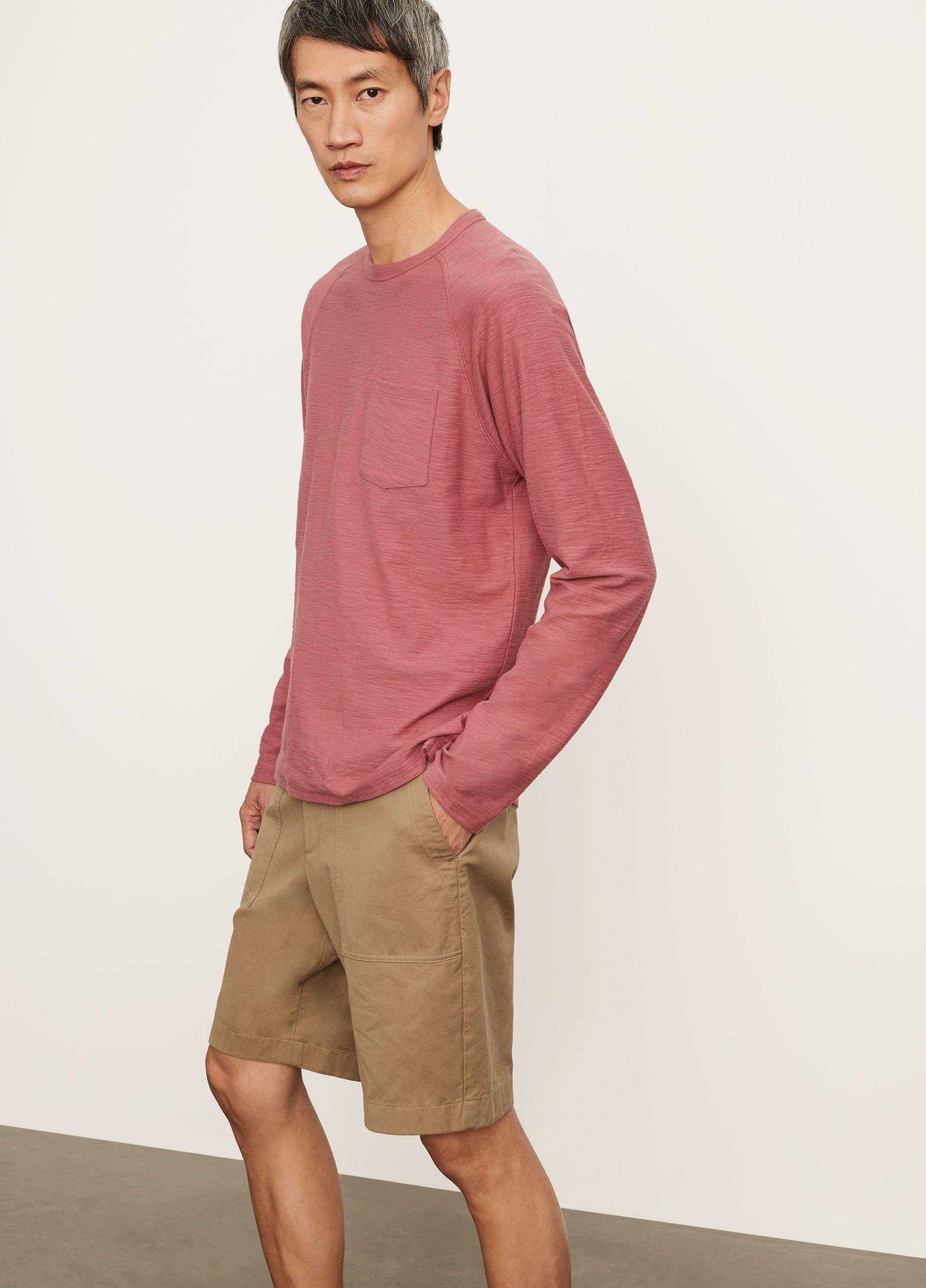 Long Sleeve Pocket Crew Neck T-Shirt image number 2