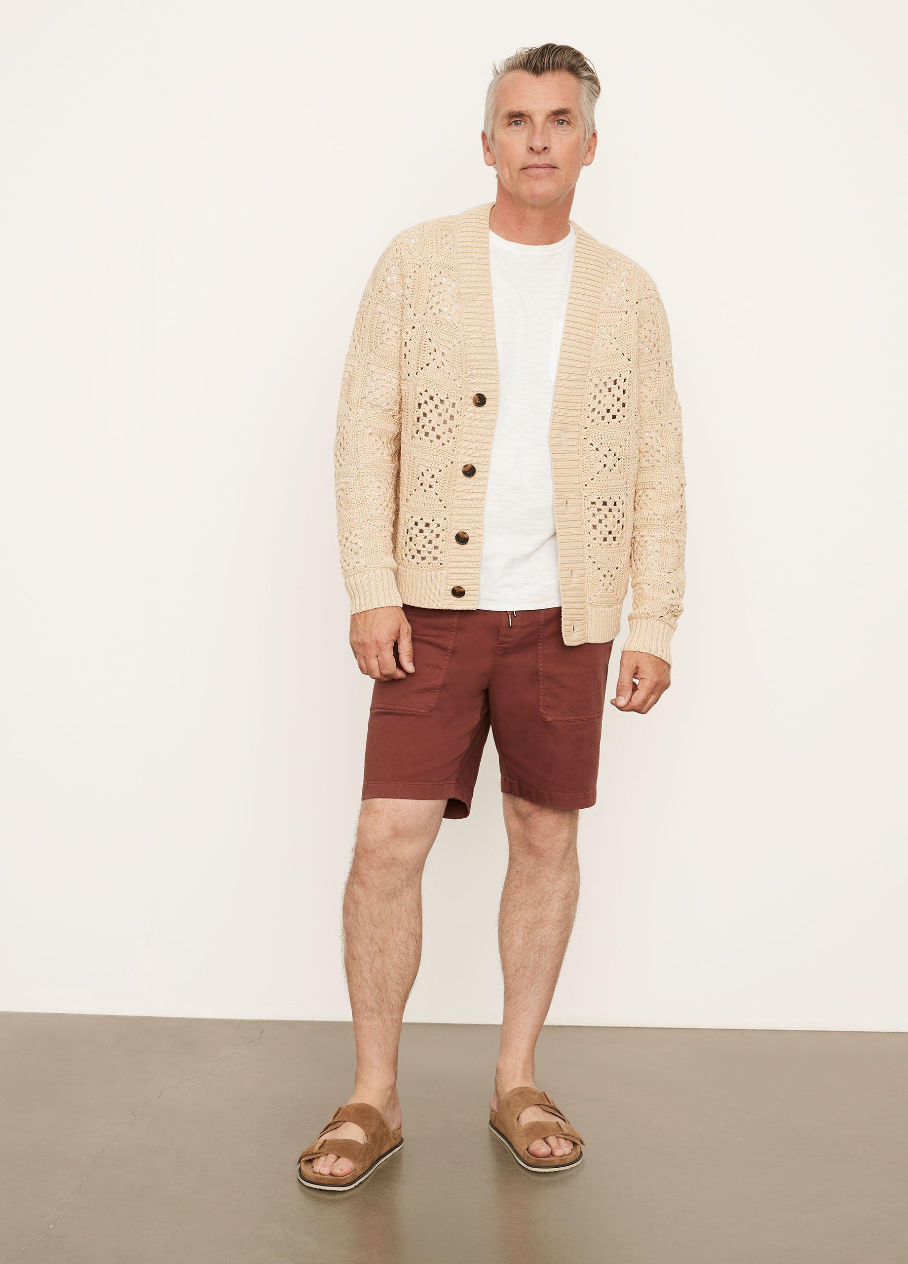 crochet cardigan men