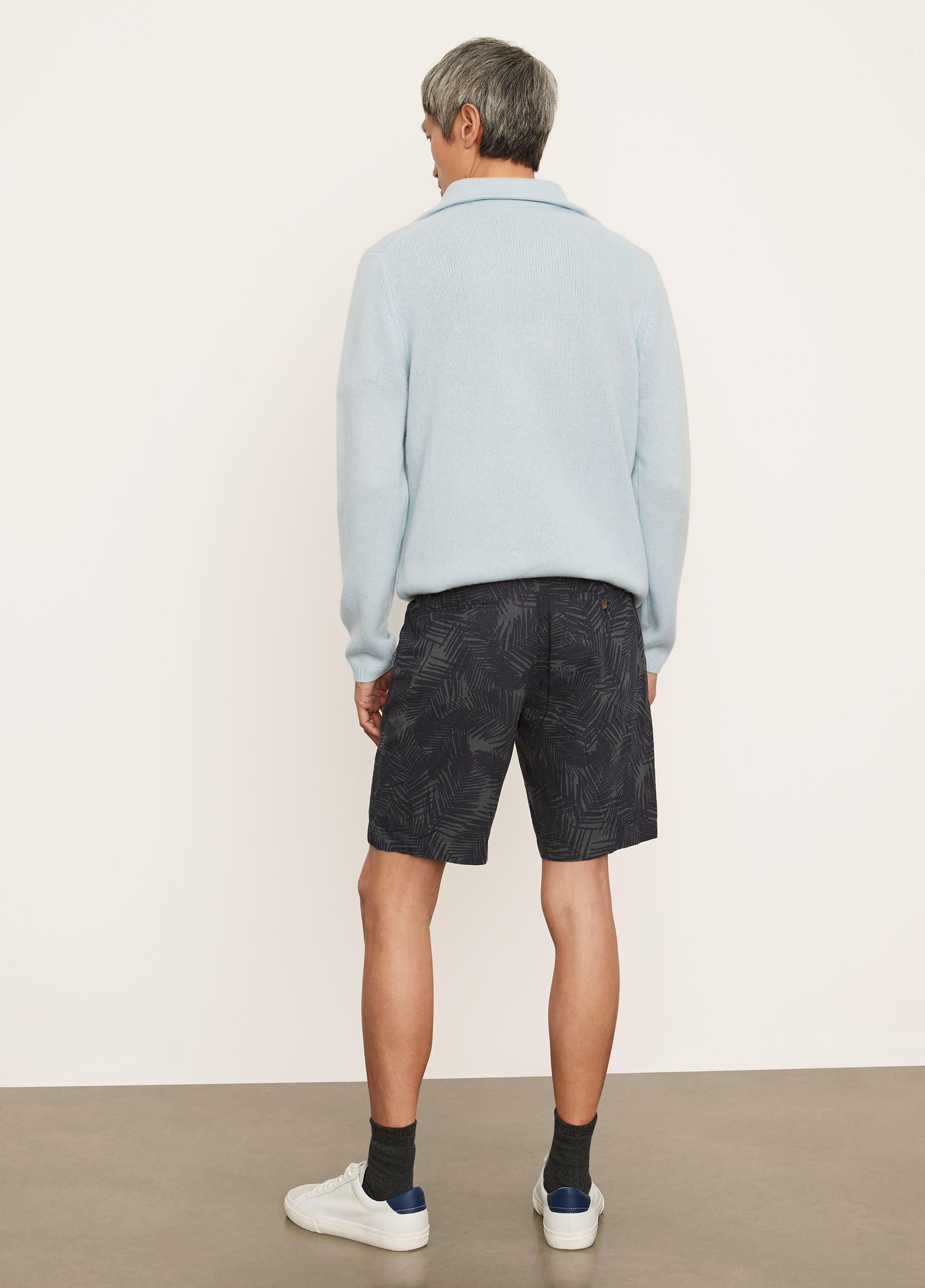 Palm Print Hemp Short image number 3