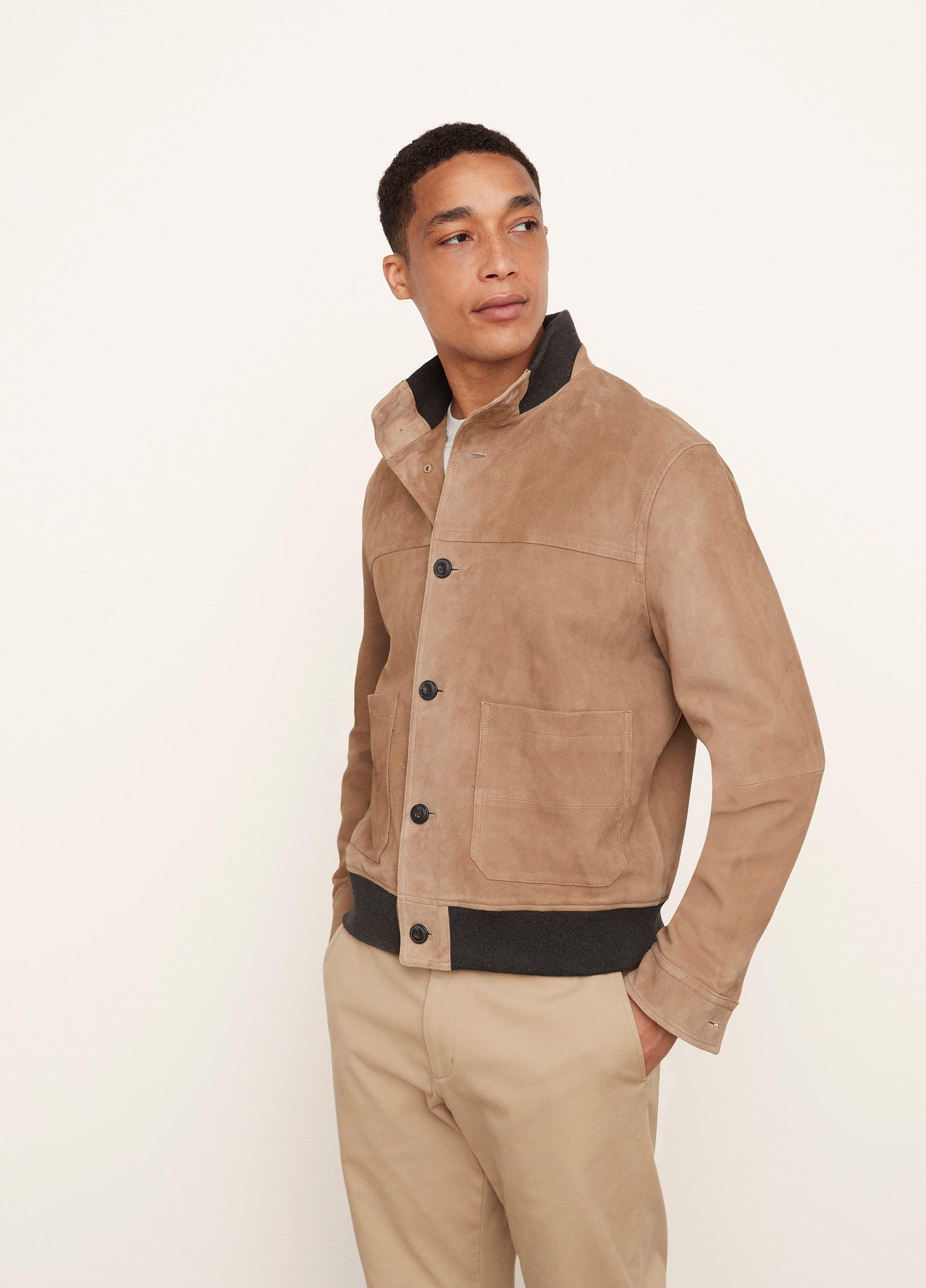 Suede Button-Front Jacket image number 2