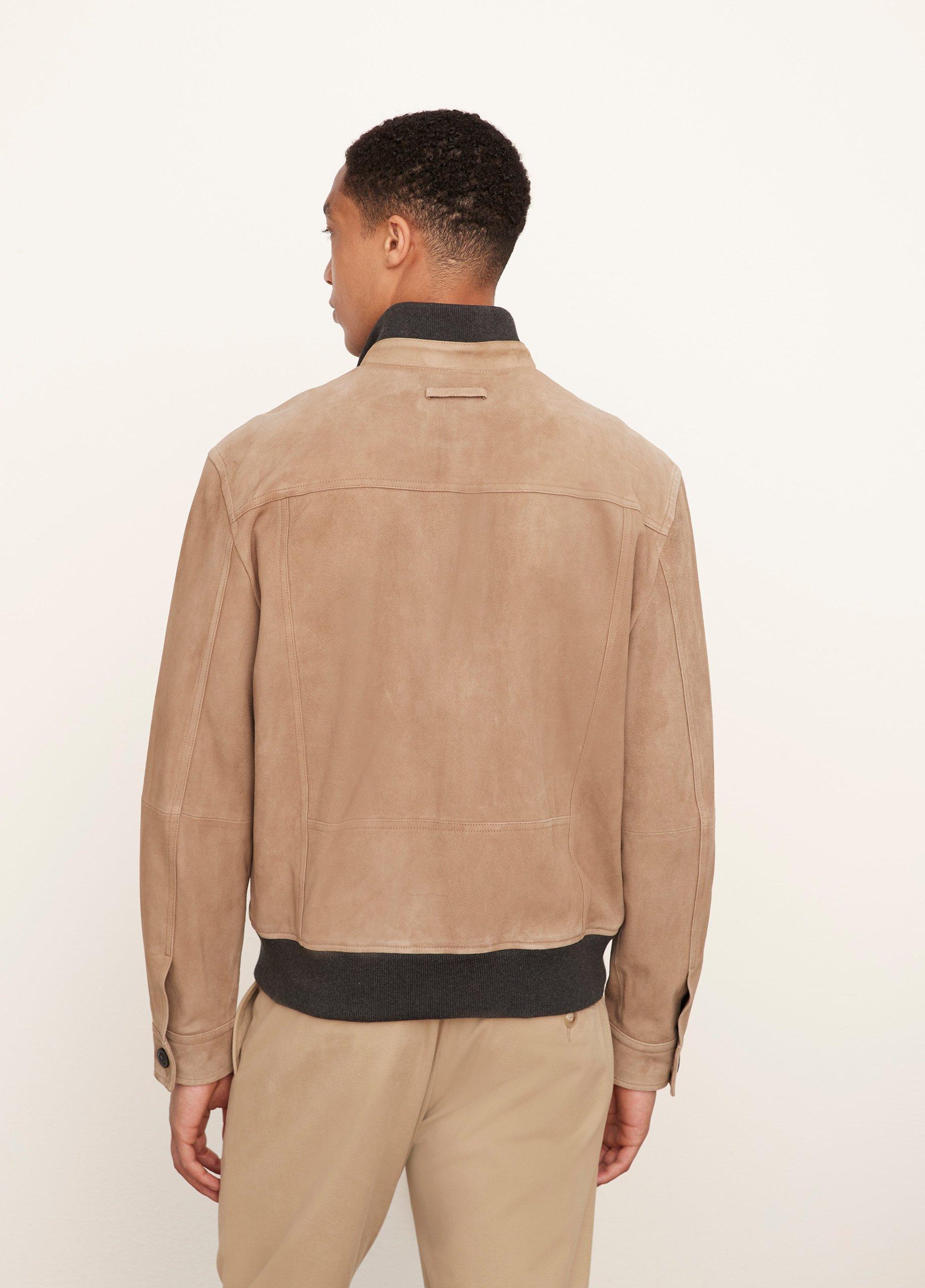Suede Button-Front Jacket image number 3