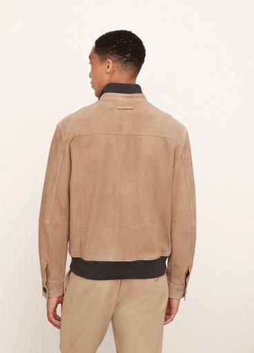 Suede Button-Front Jacket image number 3